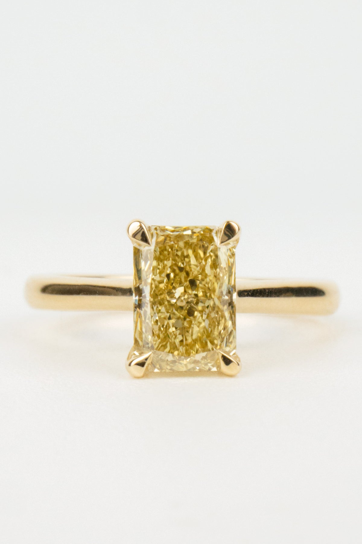 Piper Engagement Ring- 1.5ct Yellow Radiant