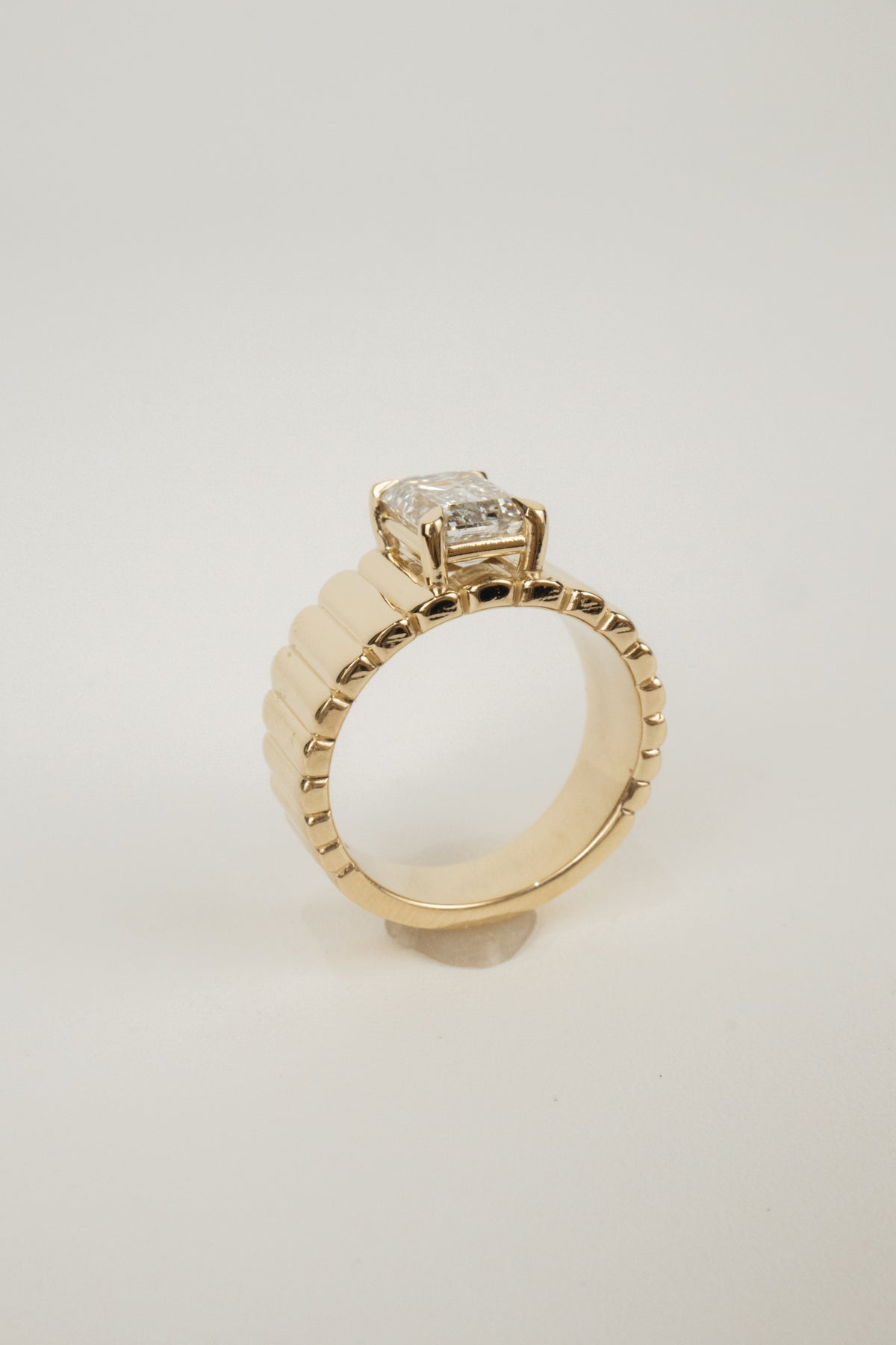 Elizabeth Engagement Ring- 2ct Emerald-Cut