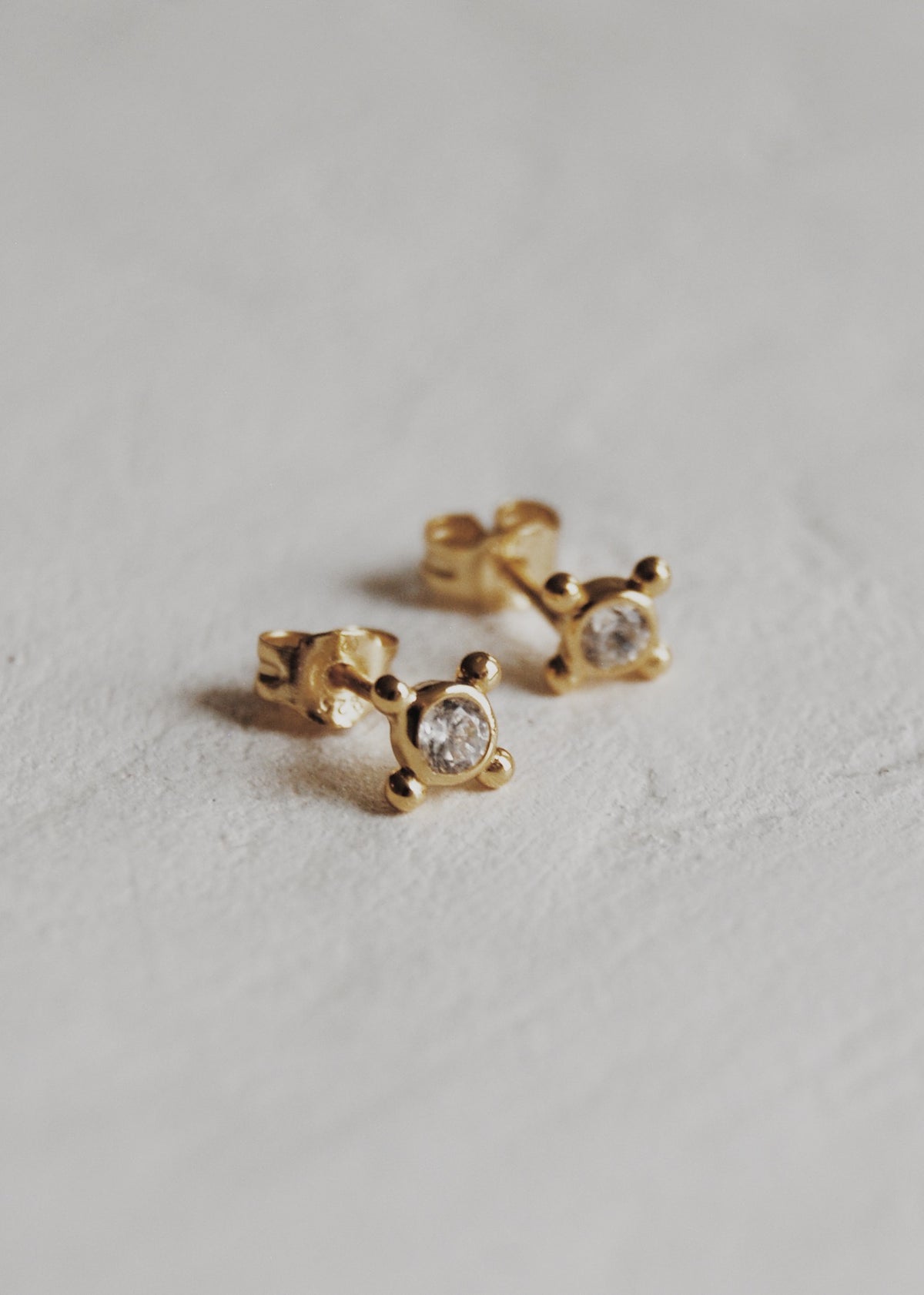 Compass Stud Earrings