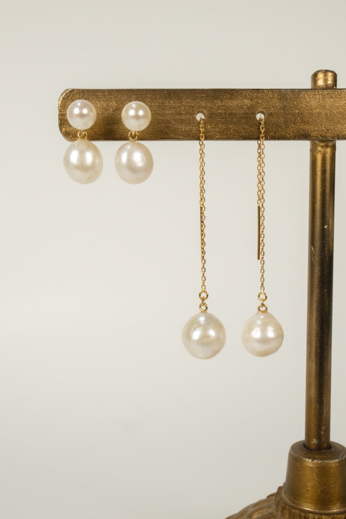 10k Brittan Pearl Earrings