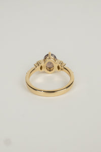 Madeline Engagement Ring- 1.70ct Oval Sri Lanka Sapphire