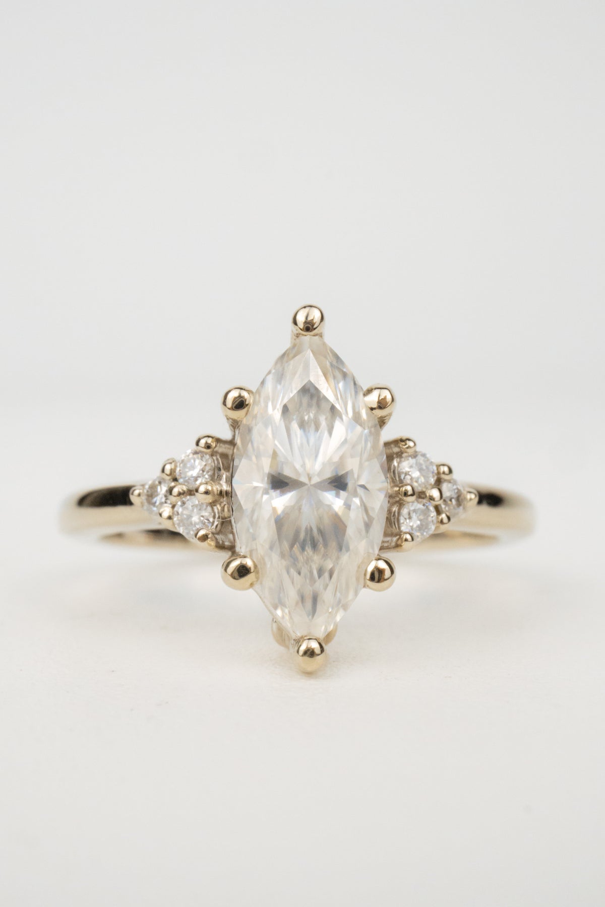 Mere Engagement Ring- 1.25ct Moissanite Marquise