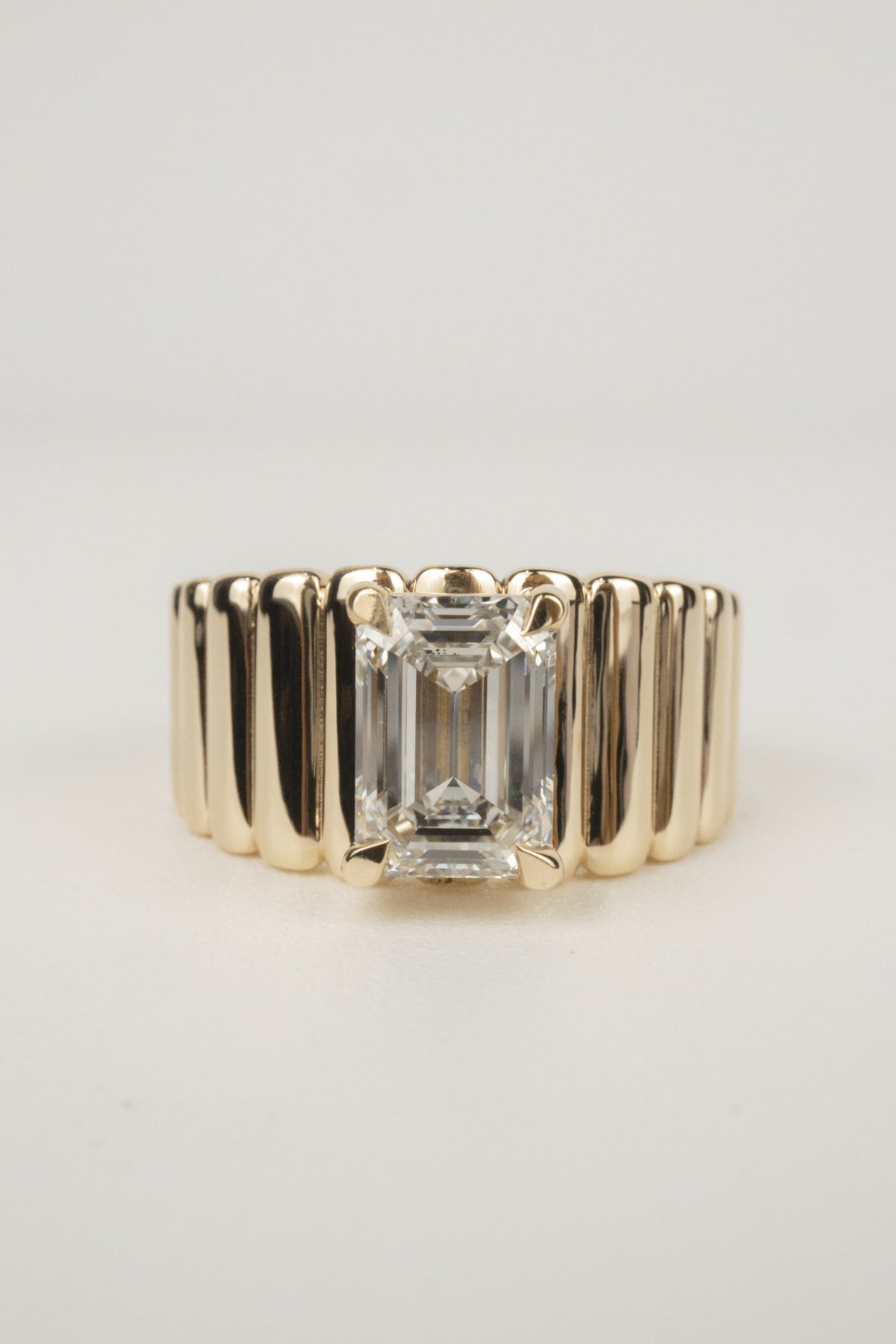 Elizabeth Engagement Ring- 2ct Emerald-Cut