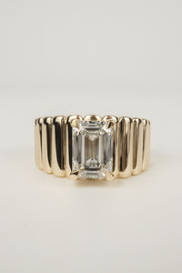 Elizabeth Engagement Ring- 2ct Emerald-Cut
