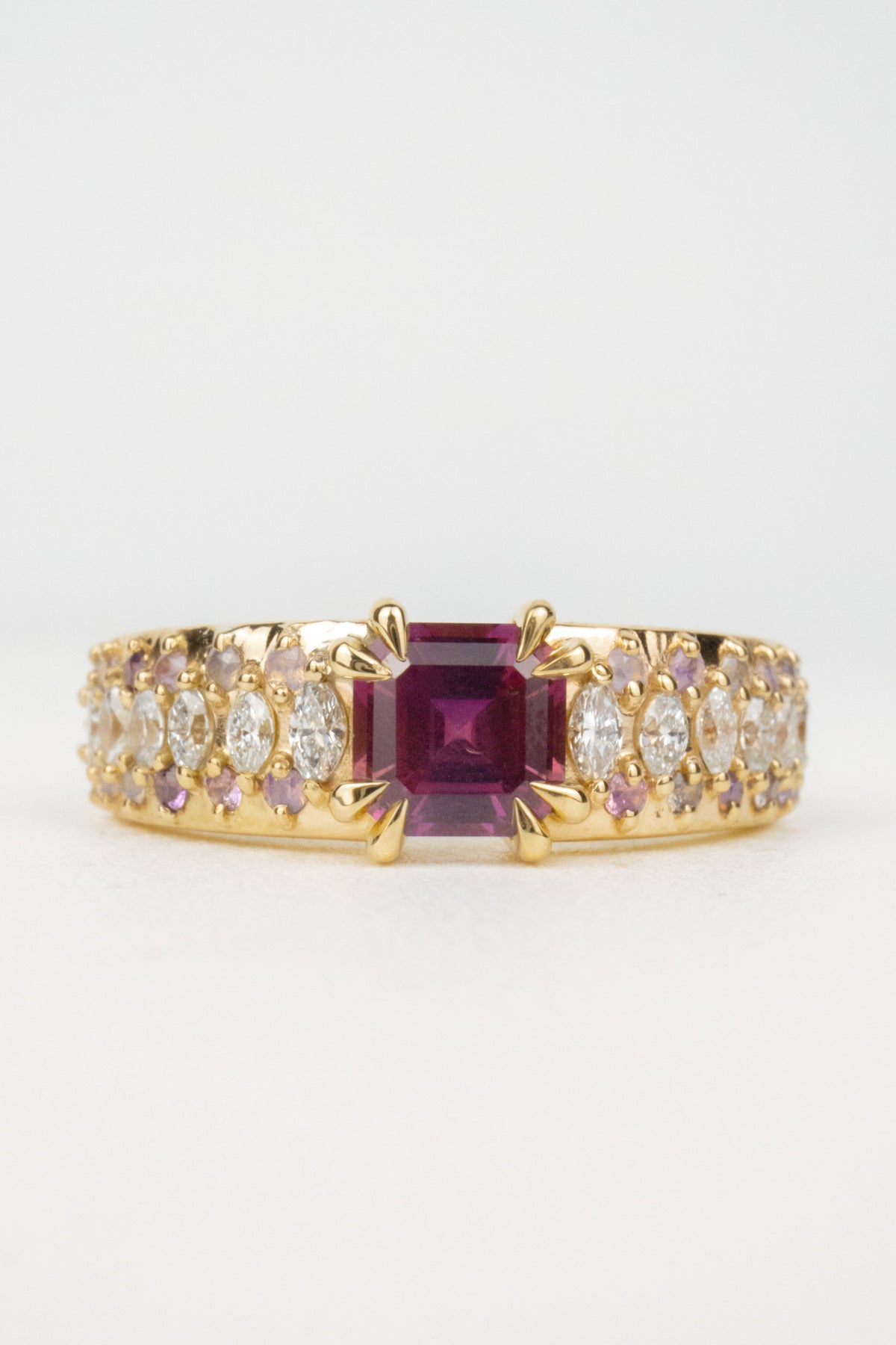 Madden Engagement Ring- 0.9ct Natural Pink Sapphire