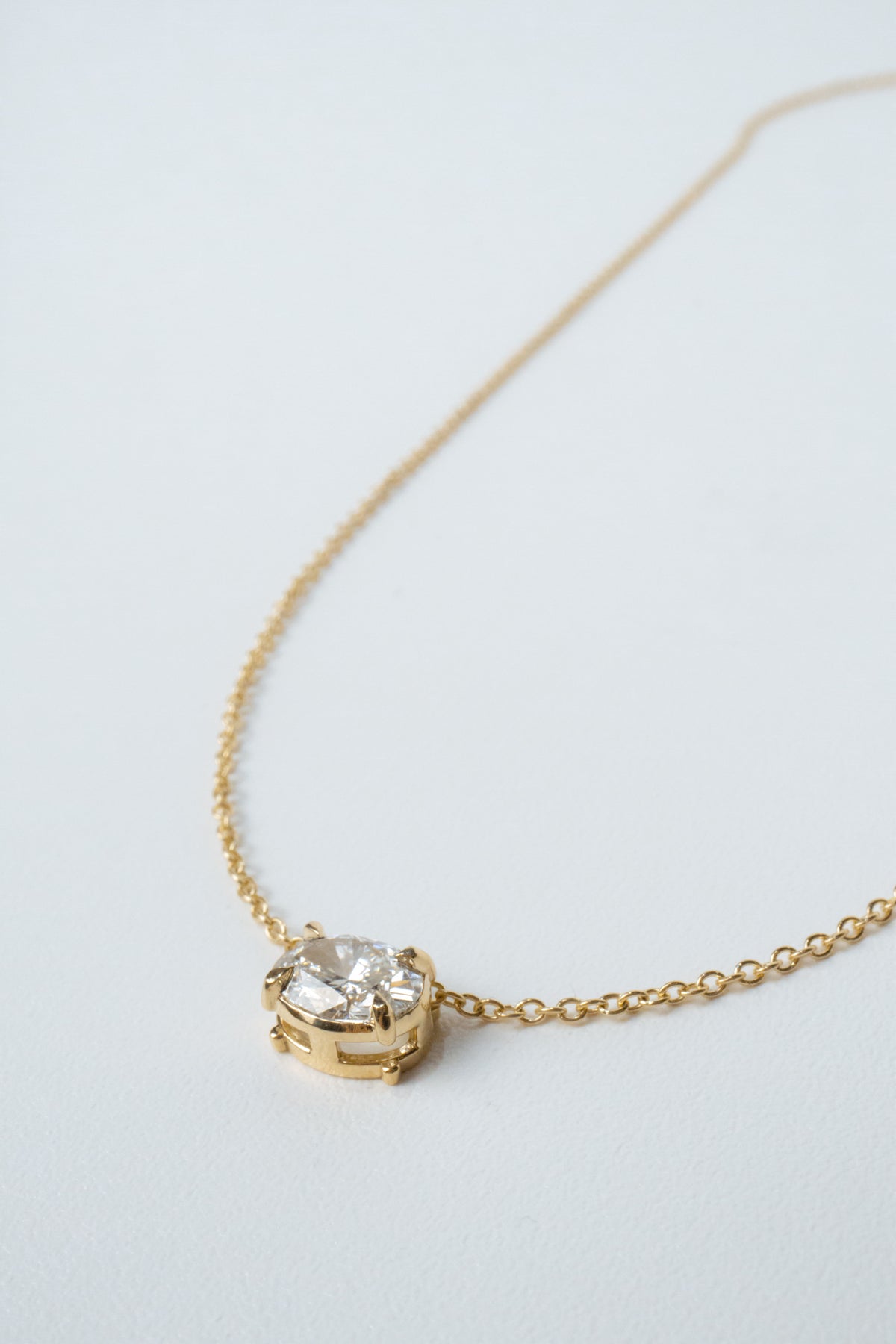 Penn Diamond Necklace- 1ct Oval