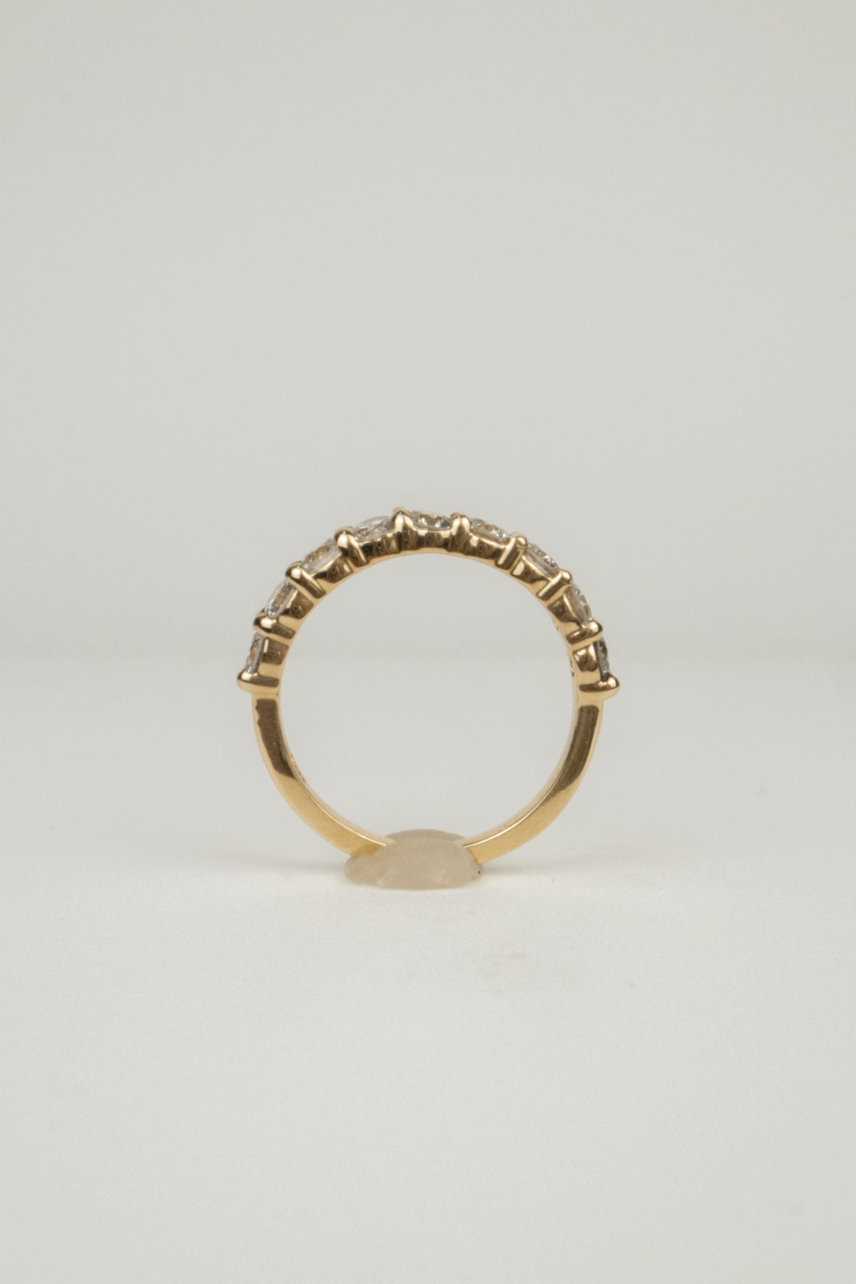 Quin Wedding Band- 3mm Stones