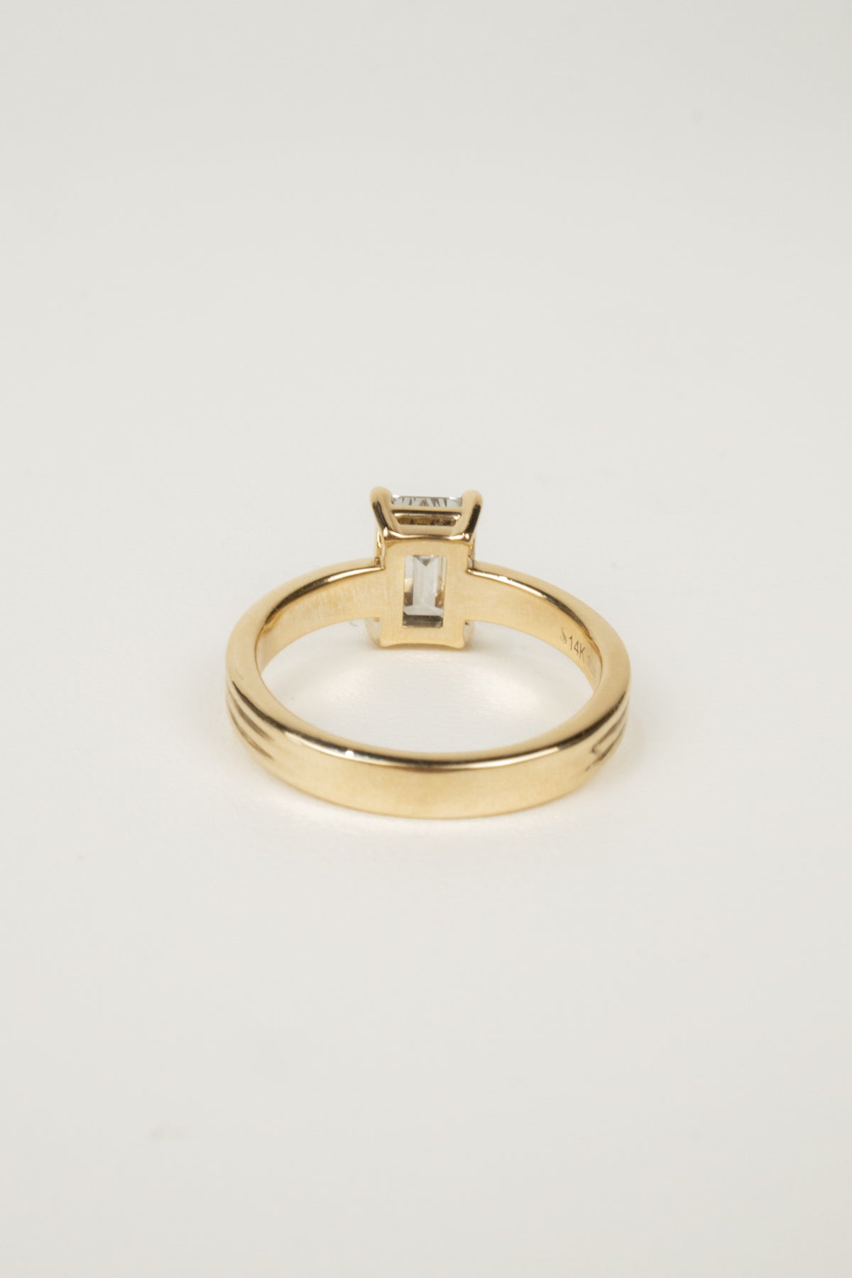 Scottie Engagement Ring- 1.5ct Emerald Cut