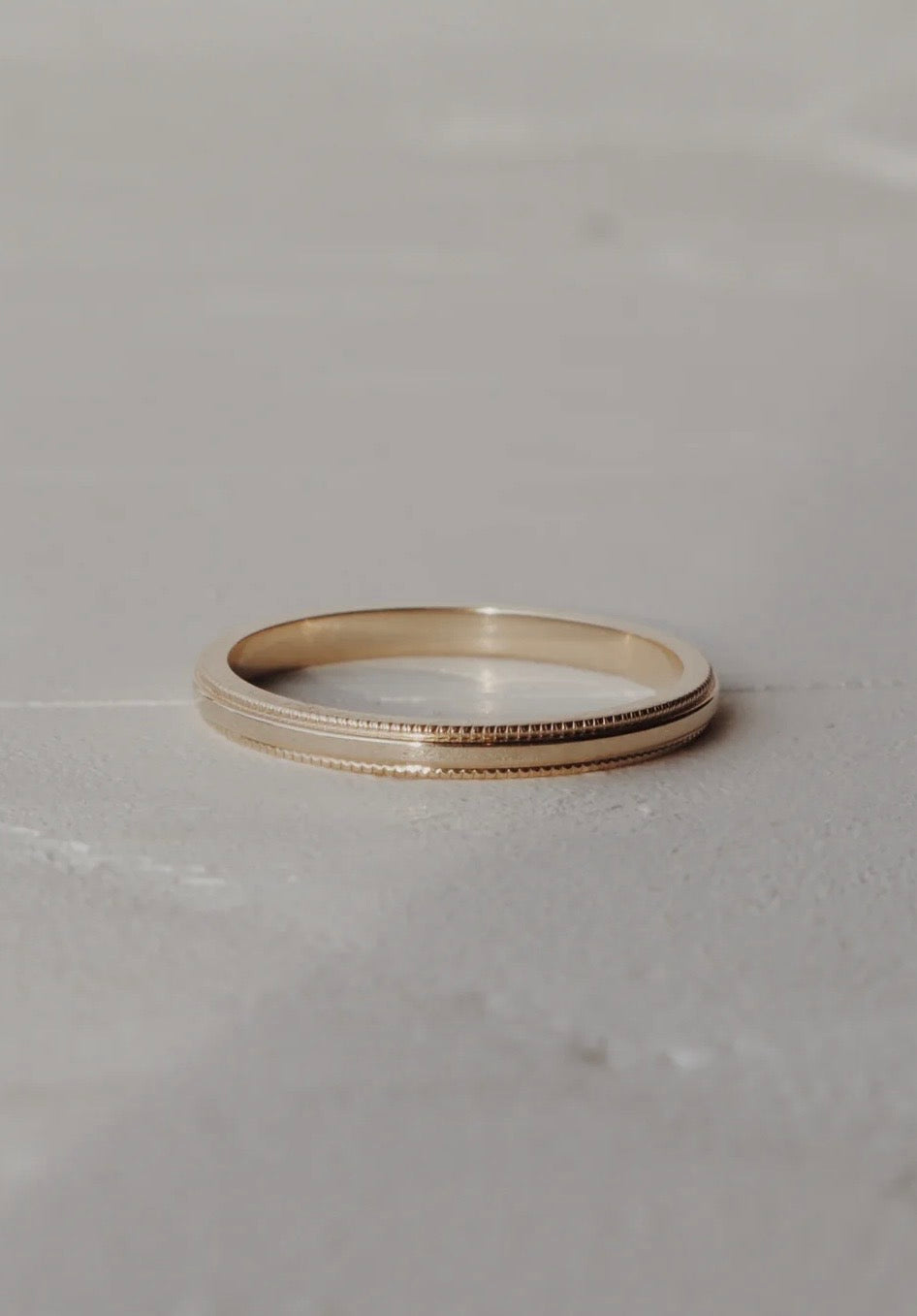 Women’s Parker Wedding Band - Yellow Gold