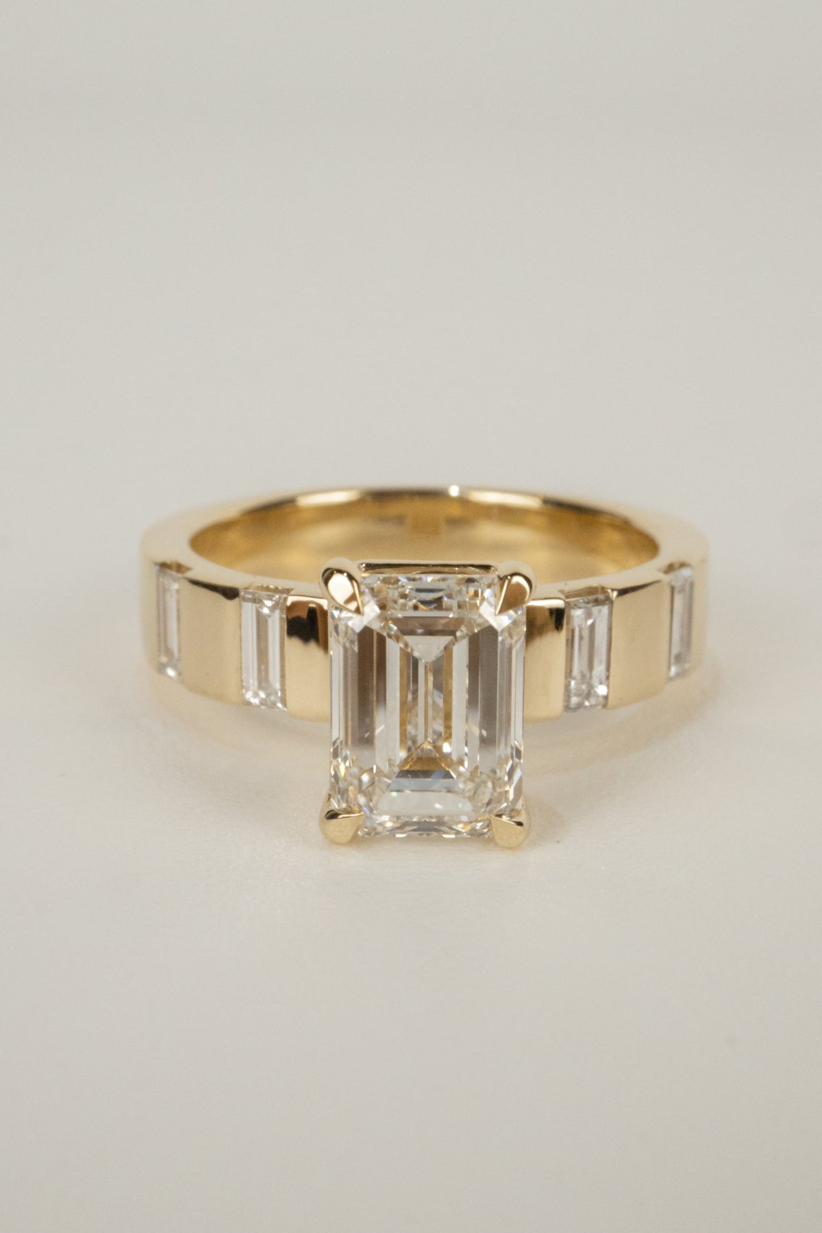 Briar Engagement Ring- 2ct Emerald Cut