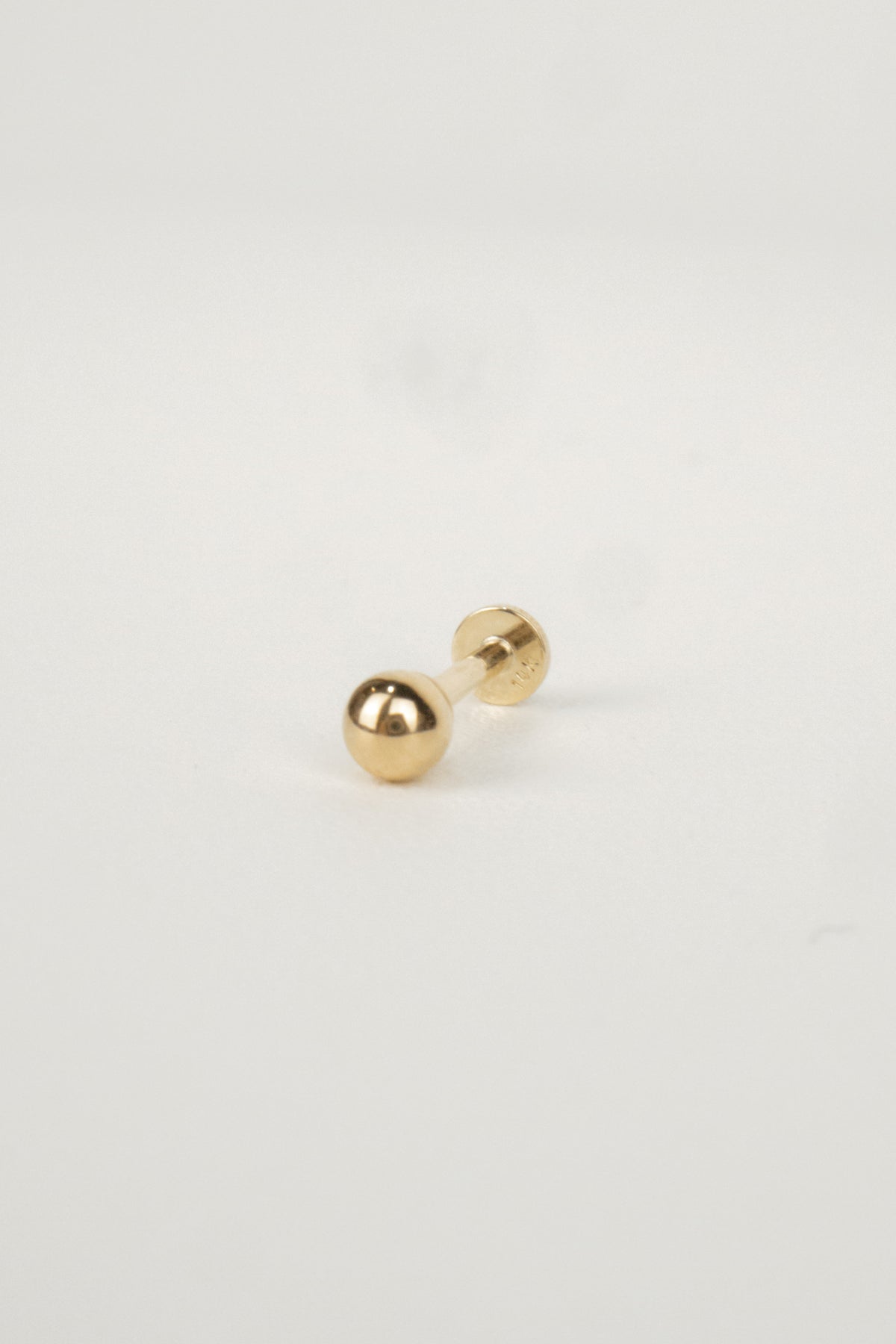 14K Minimalist Cartilage Stud