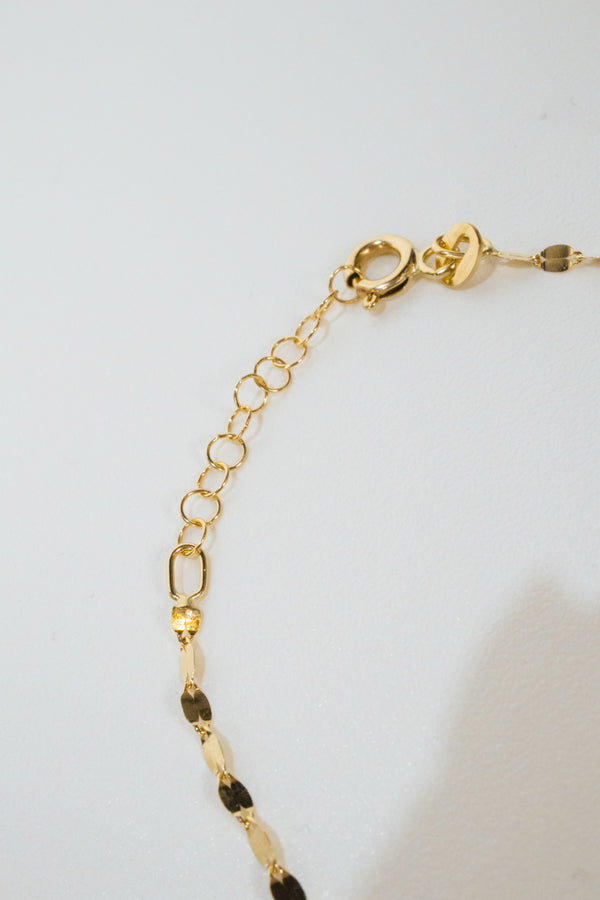 10K Sparkle-Chain Bracelet