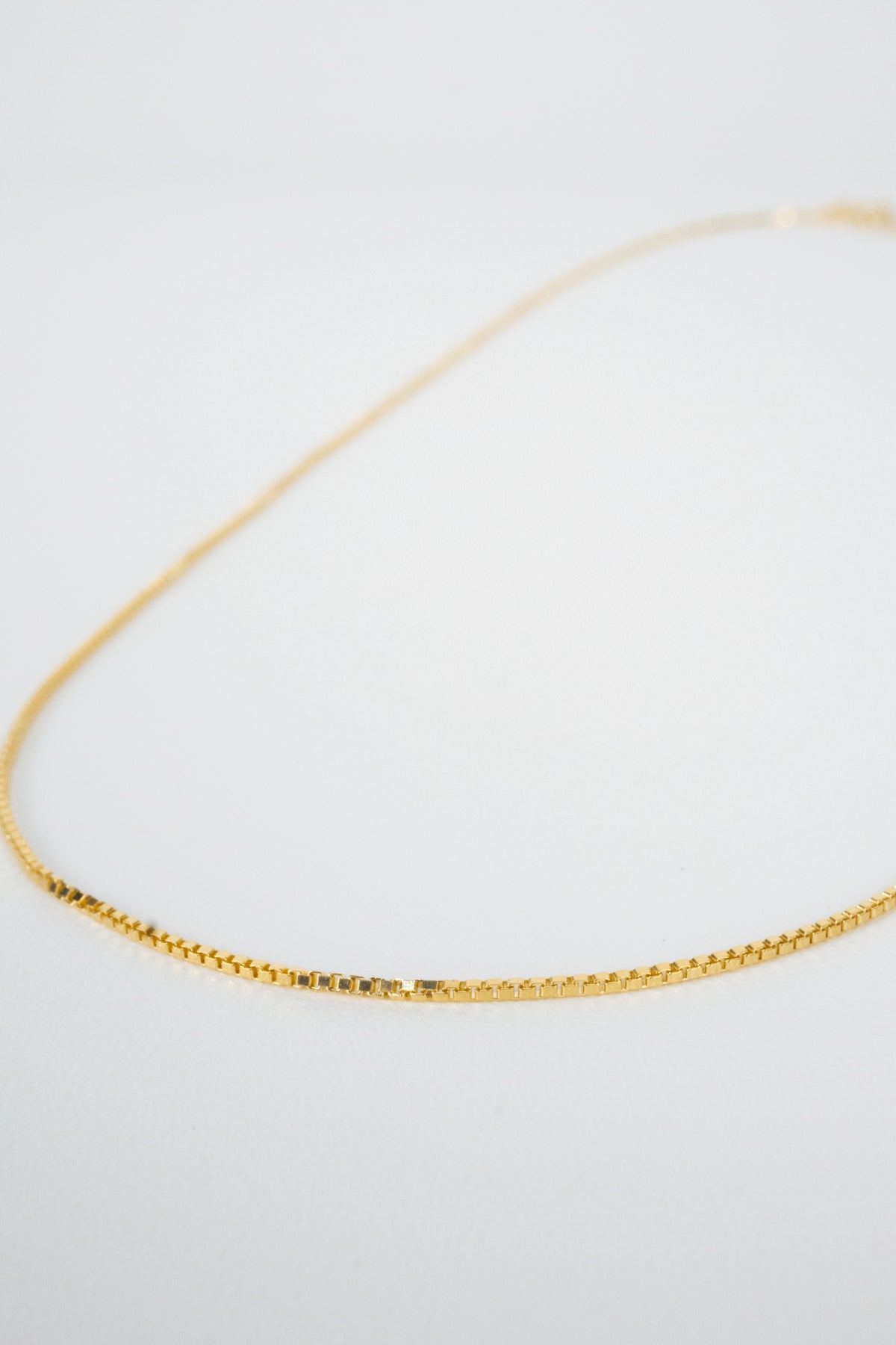 10K Marlow Box Chain Necklace