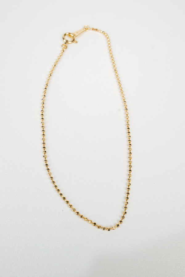 10K Nora Diamond-Cut Ball Chain Bracelet