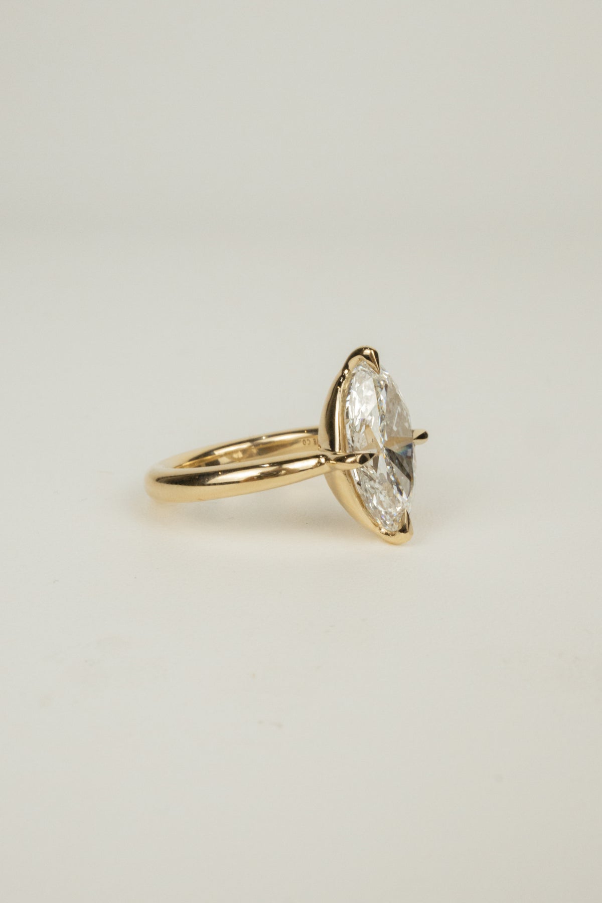 Lachlyn Engagement Ring- 4ct Elongated Oval