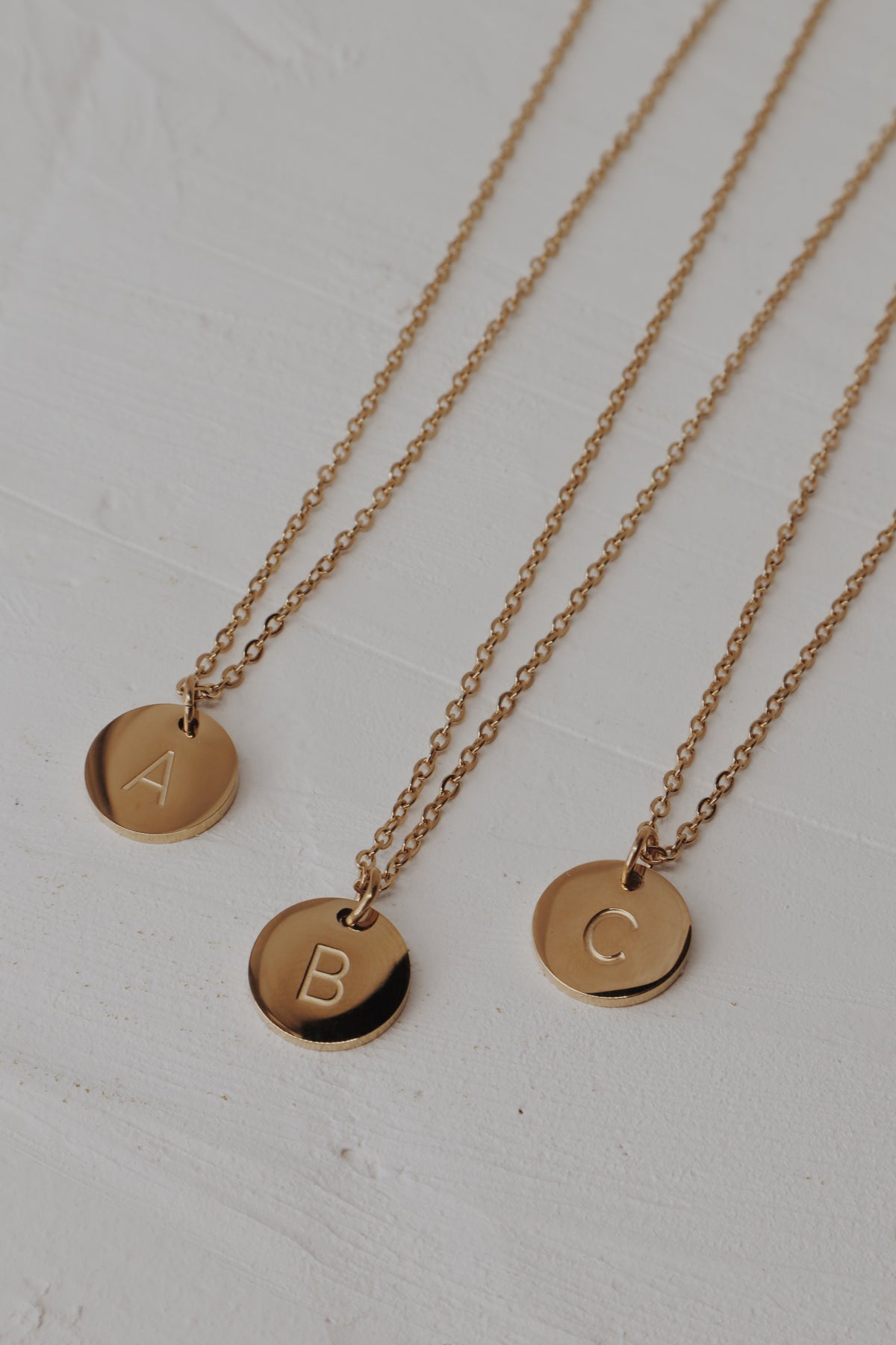 Letter Pendant Necklace