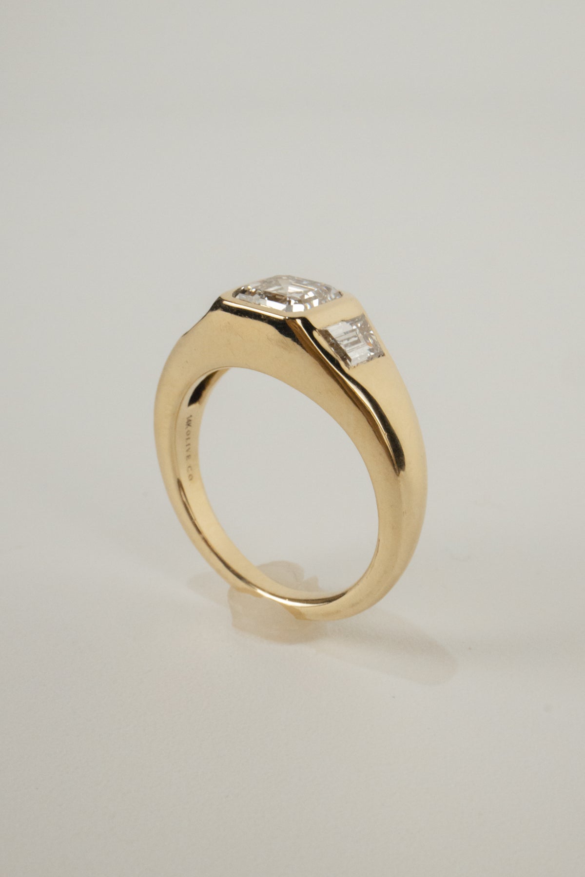 Rowan Engagement Ring- Asscher Signet 1.75ctw