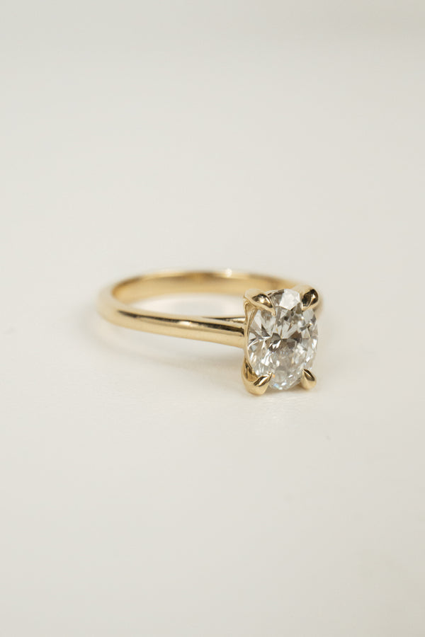 Piper Engagement Ring - Oval 1.0 ct
