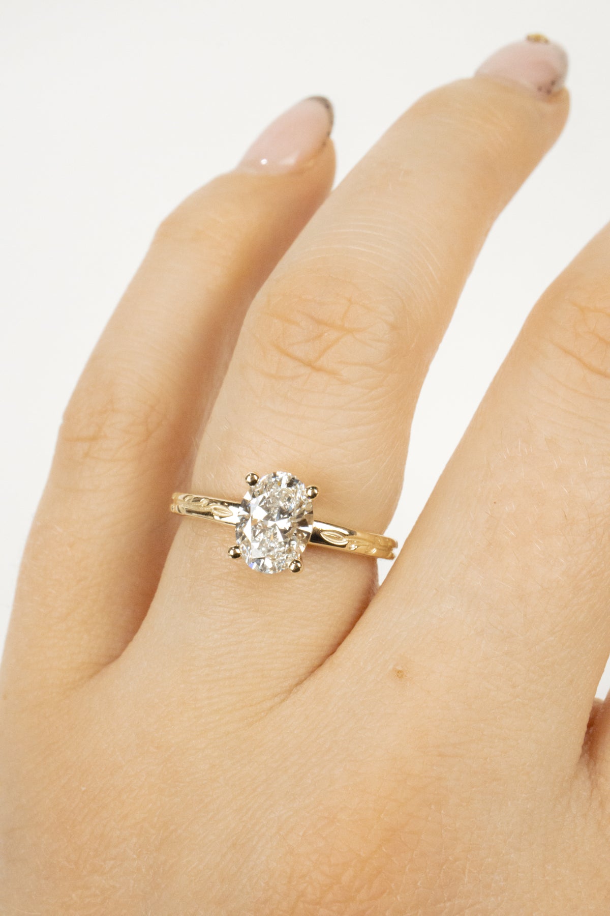 Olive Grove Engagement Ring- 1ct Oval