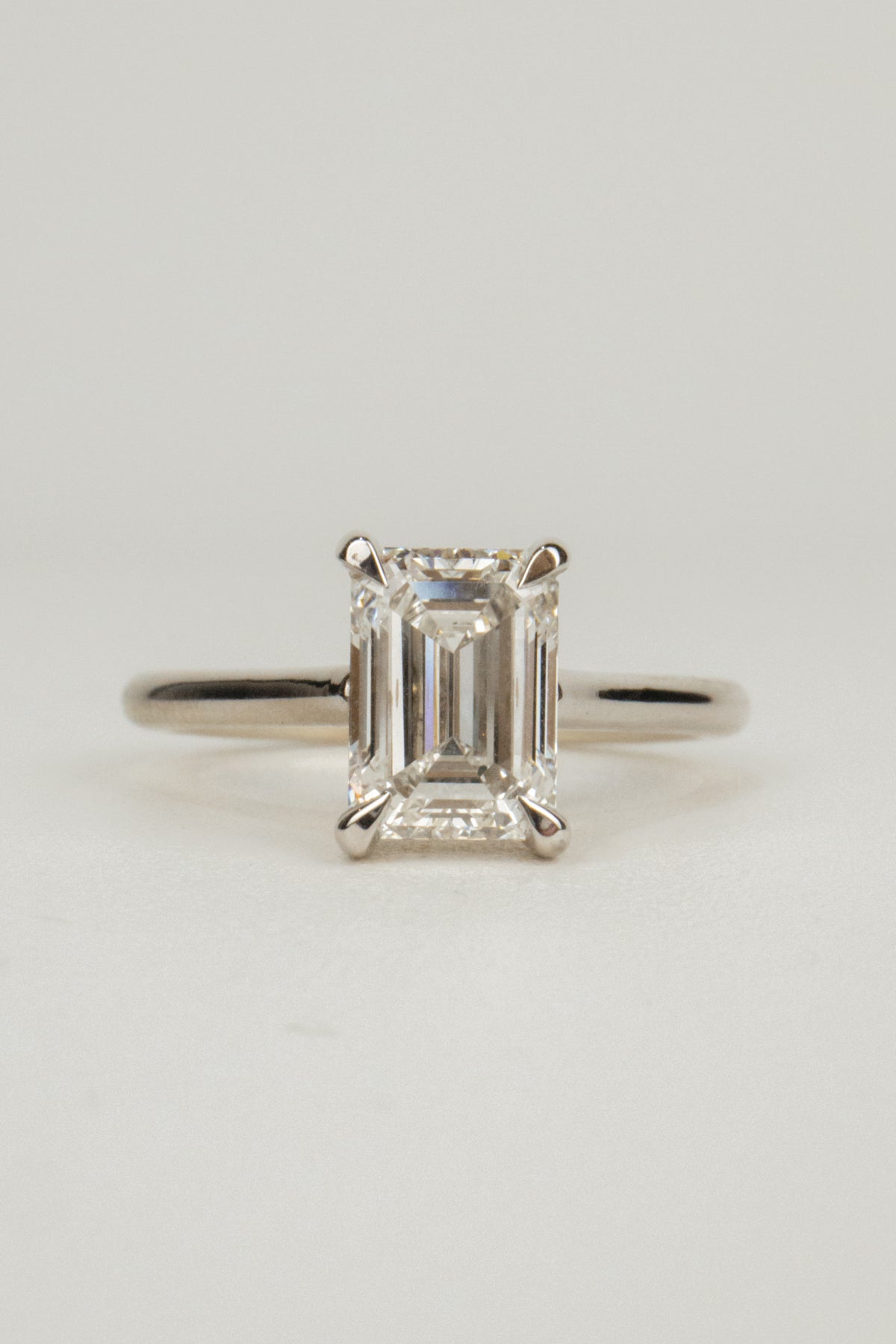 Piper Engagement Ring- 2ct Emerald-Cut