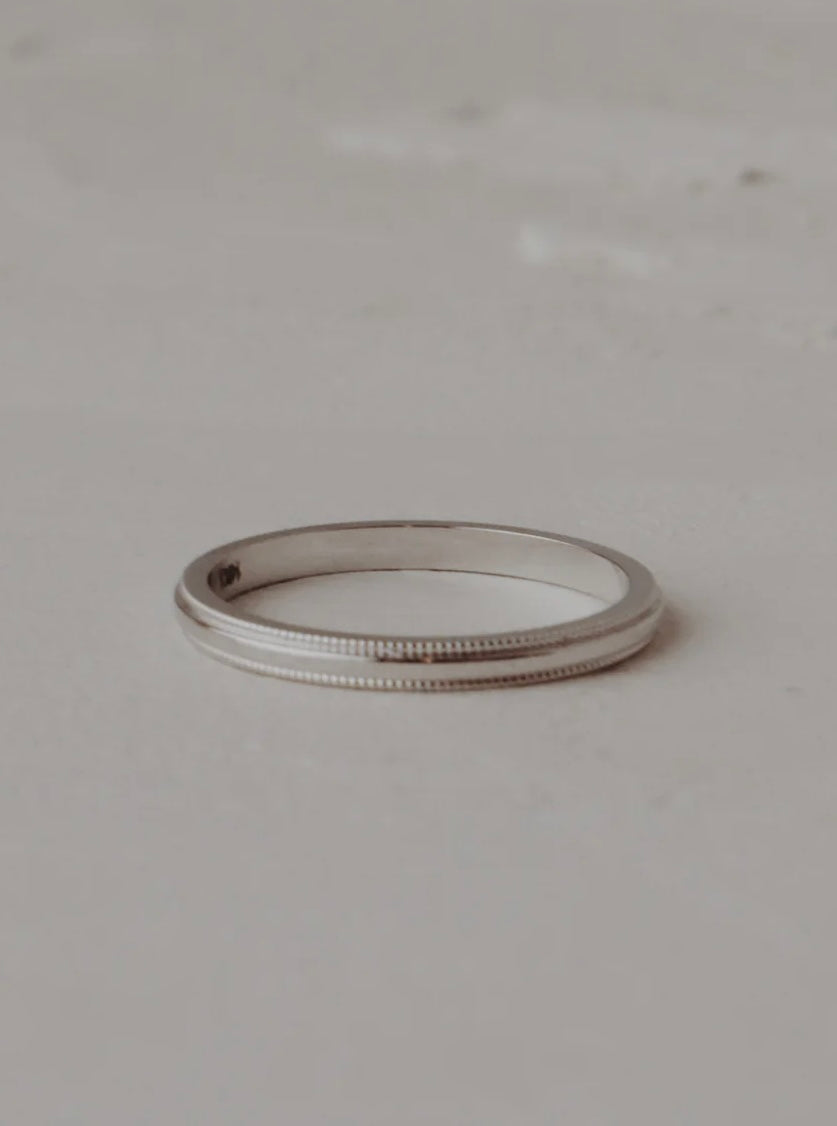 Women’s Parker Wedding Band - White Gold