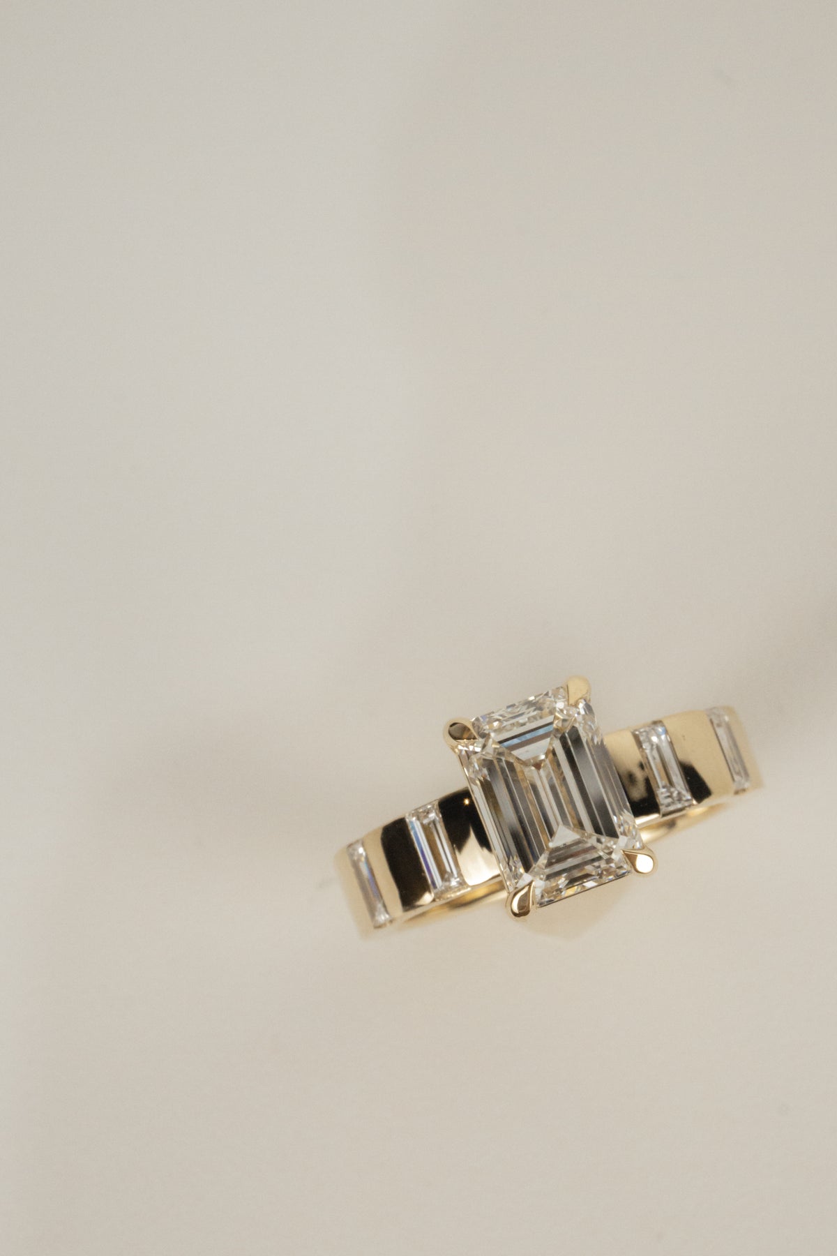 Briar Engagement Ring- 2ct Emerald Cut