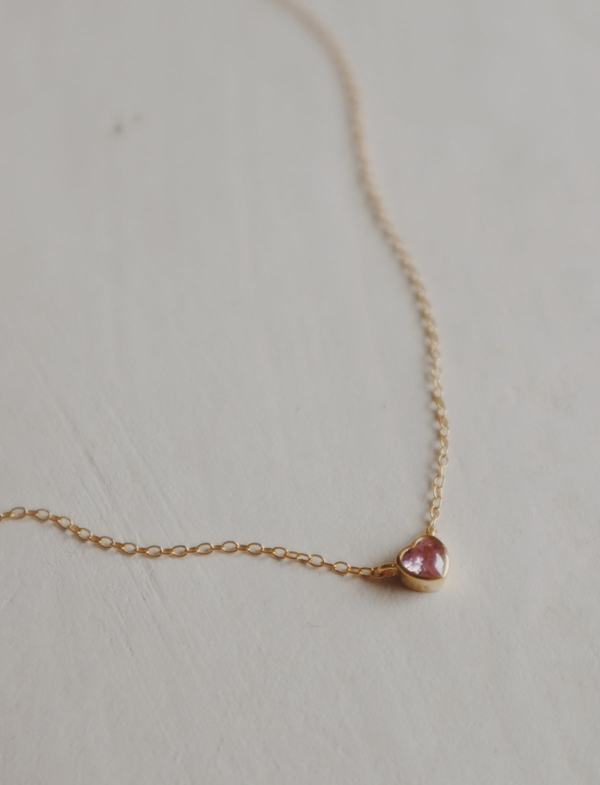 Blushing Heart Necklace