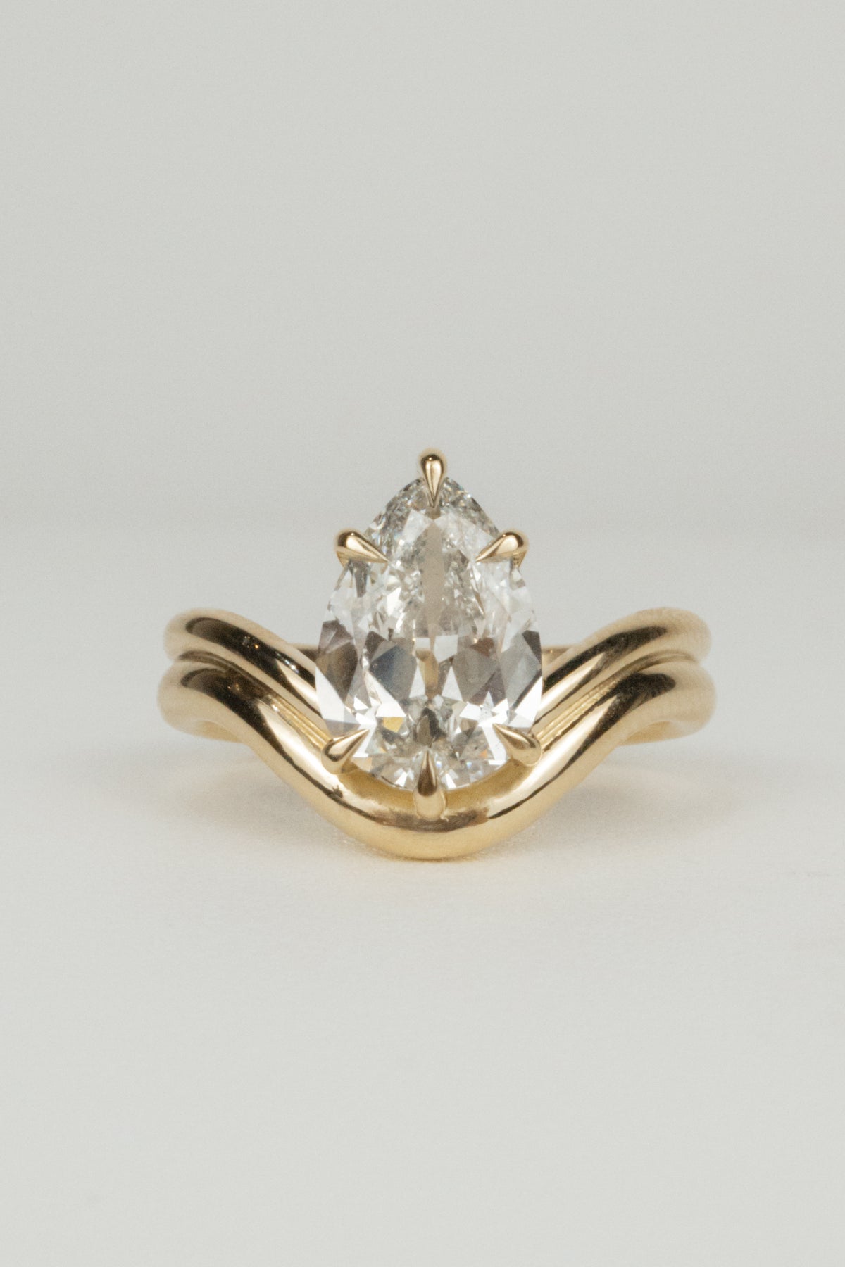 Tyler Engagement Ring- 2.5ct Antique Pear