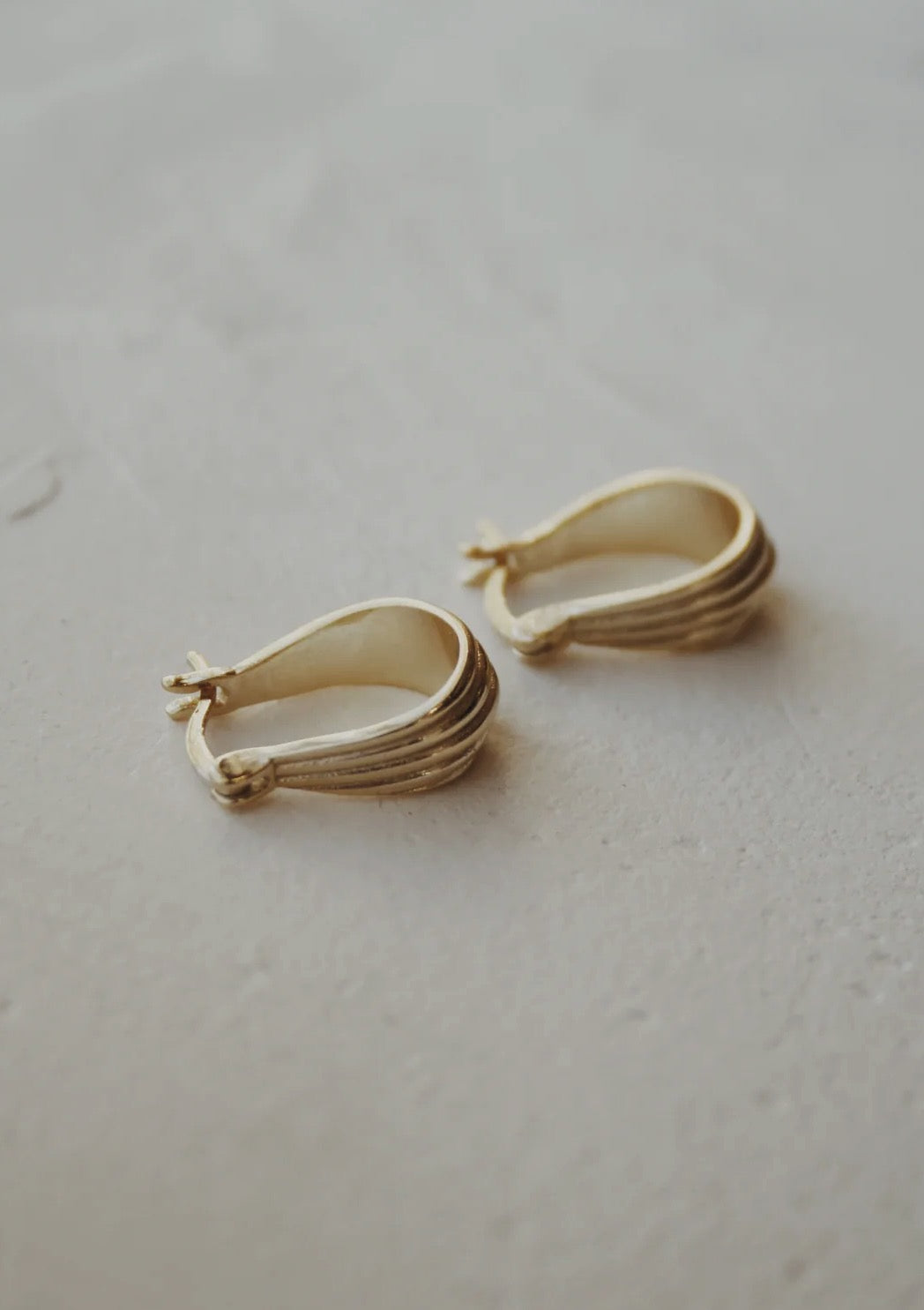 Montgomery Hoop Earrings- Vermeil