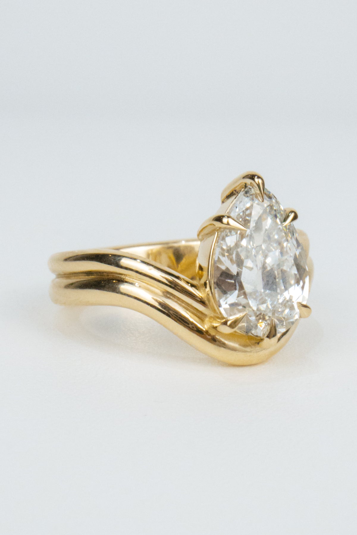 Tyler Engagement Ring- 2.5ct Antique Pear