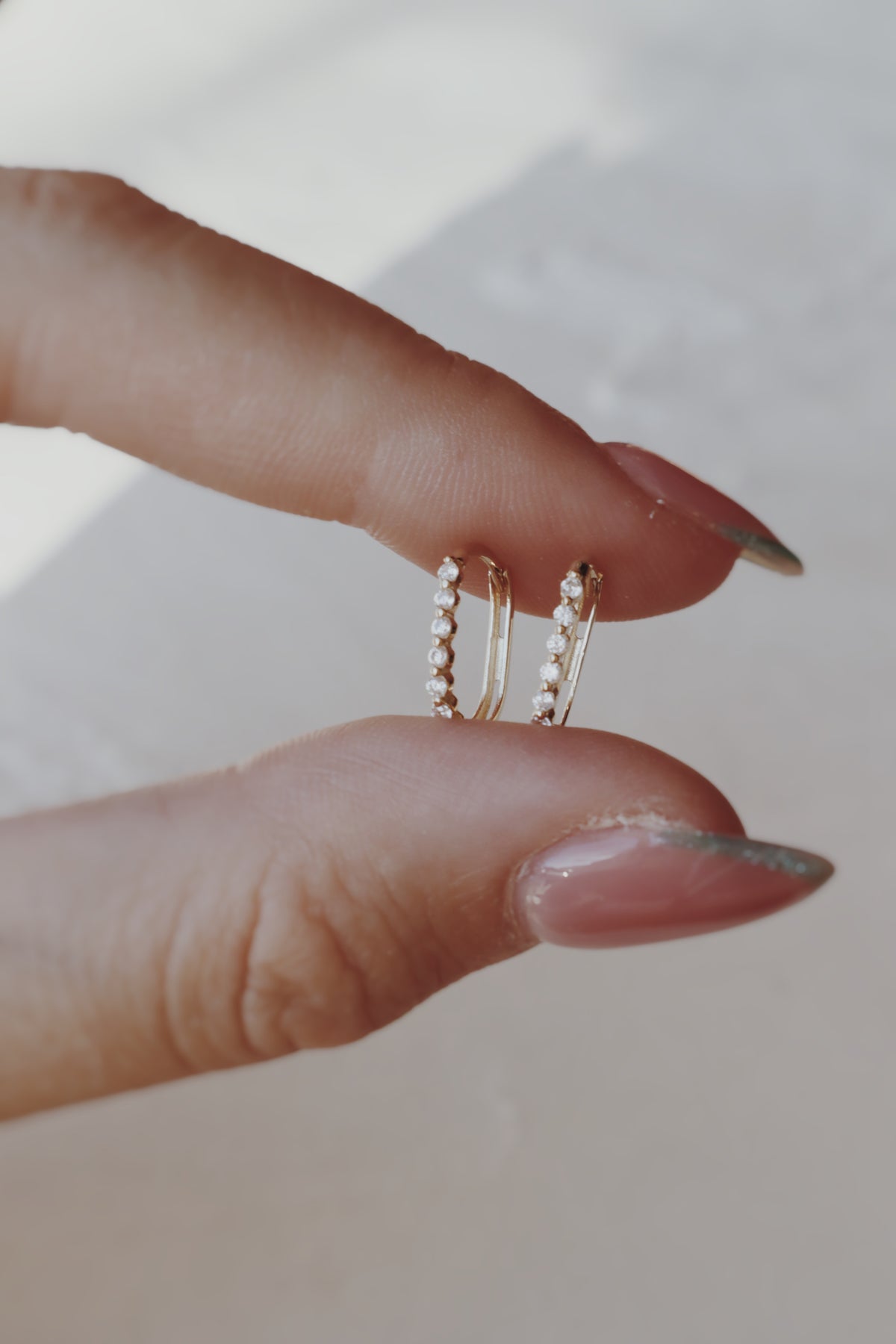 10k Jericho Hoop Earrings