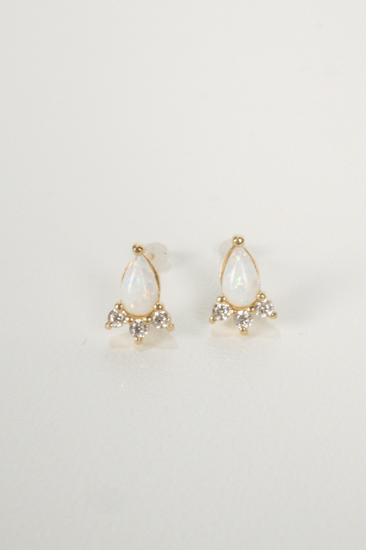 10k Miller Opal Stud Earrings