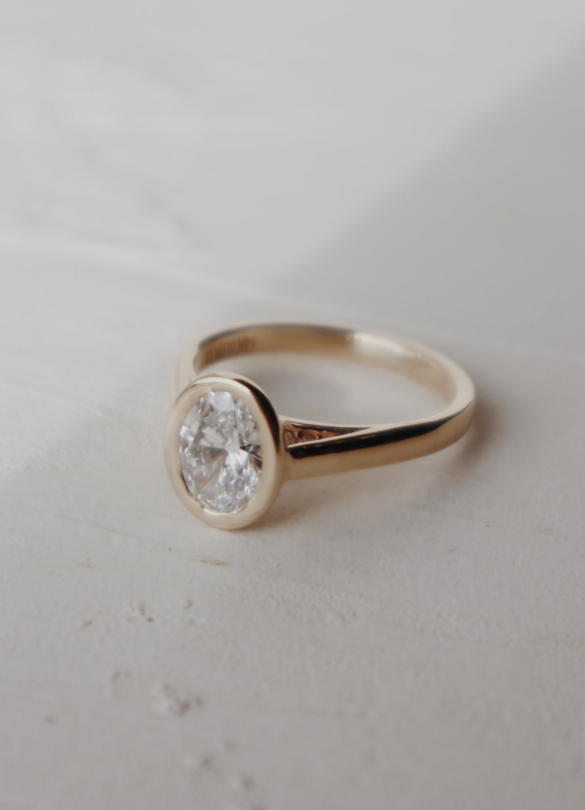 Sutton Engagement Ring w Hidden Pavè