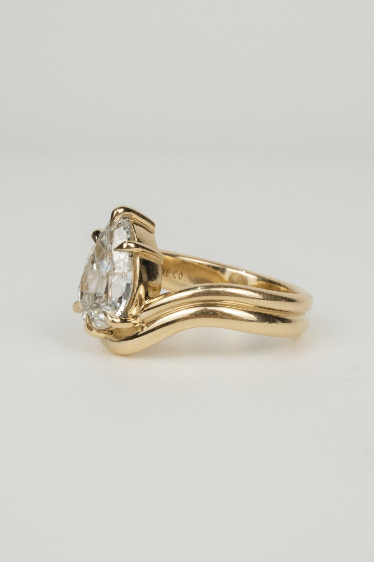 Tyler Engagement Ring- 2.5ct Antique Pear