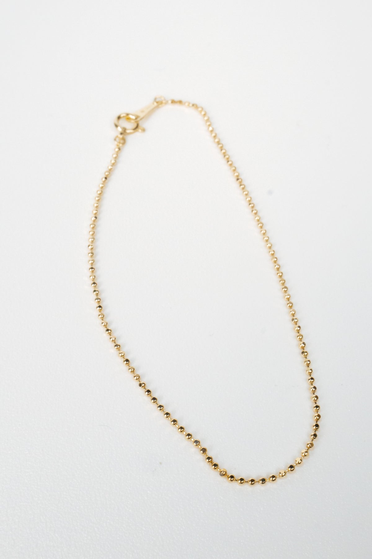 10K Nora Diamond-Cut Ball Chain Bracelet