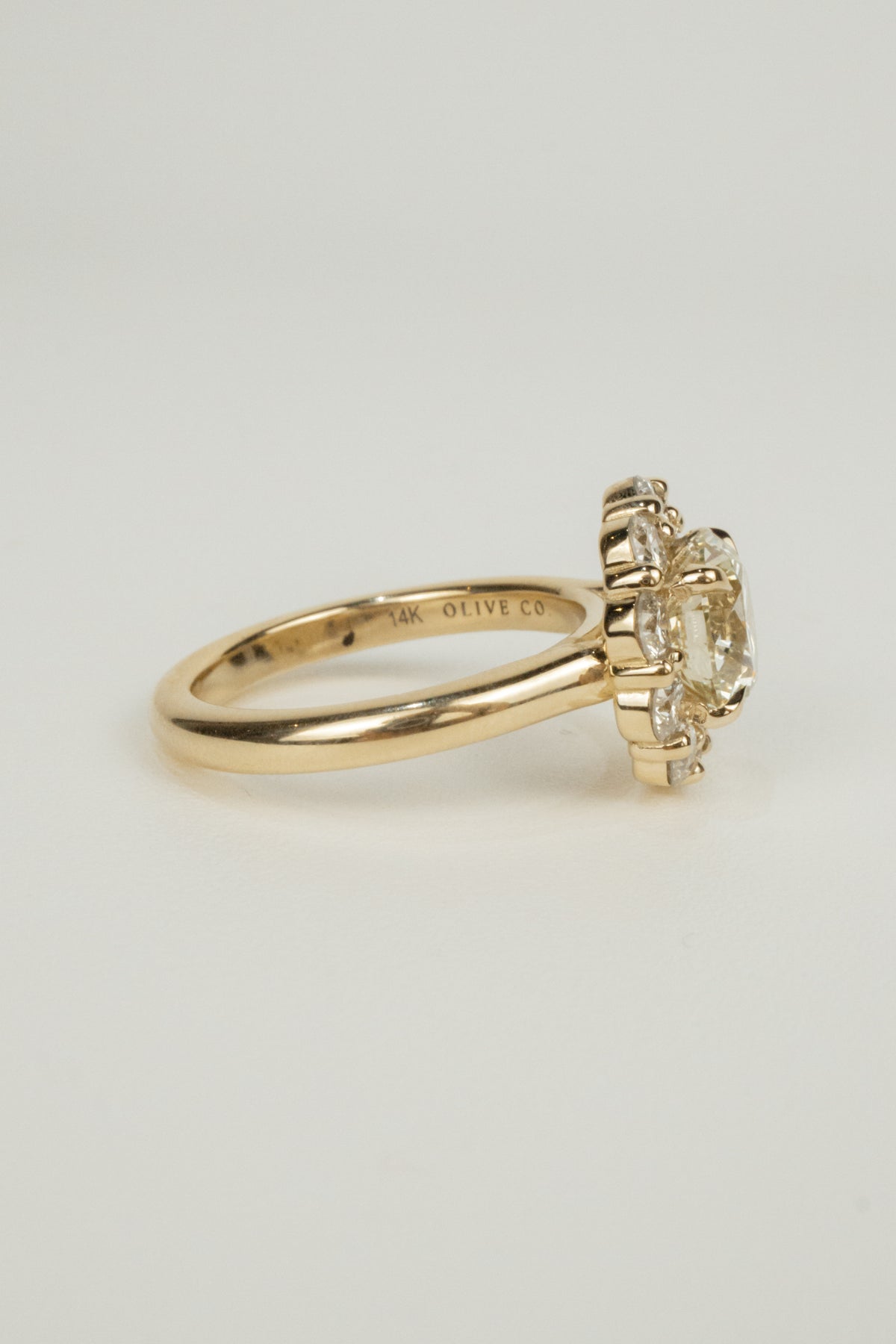Iverson Engagement Ring- 3.39ctw Yellow Round