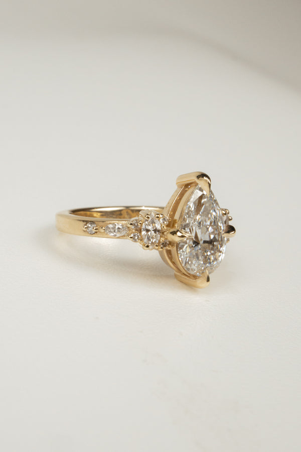 Madeline Engagement Ring- 1.5ct Pear