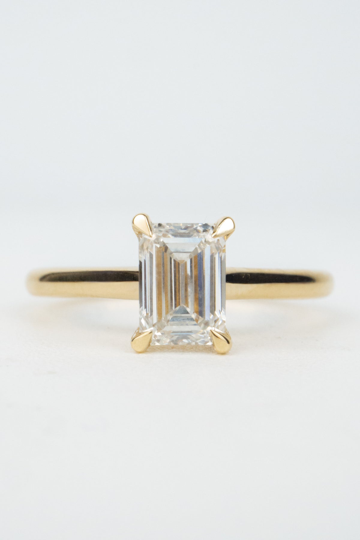 Piper Engagement Ring- 1ct Emerald-Cut