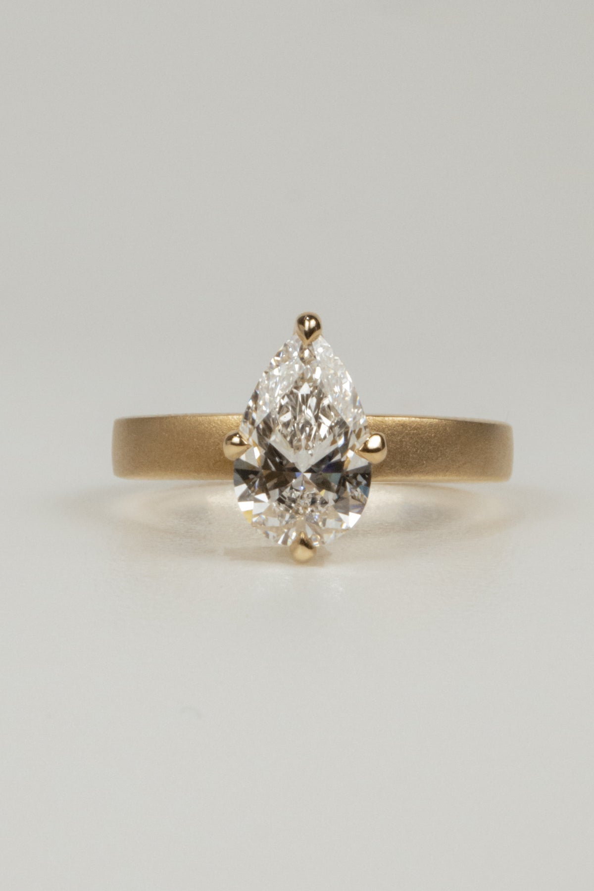 Evan Pear Engagement Ring