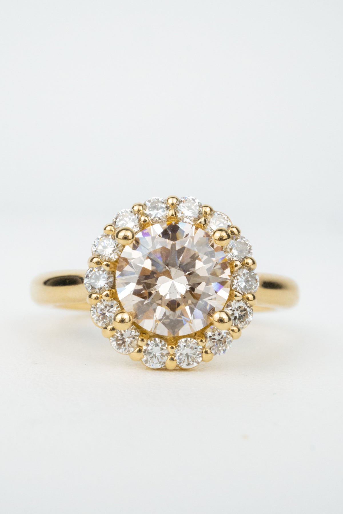 Iverson Engagement Ring- 2ctw Pink Diamond