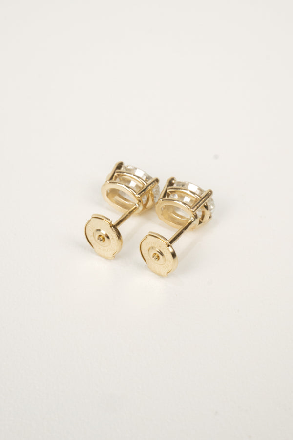 Greer Diamond Earrings- 2ctw Oval