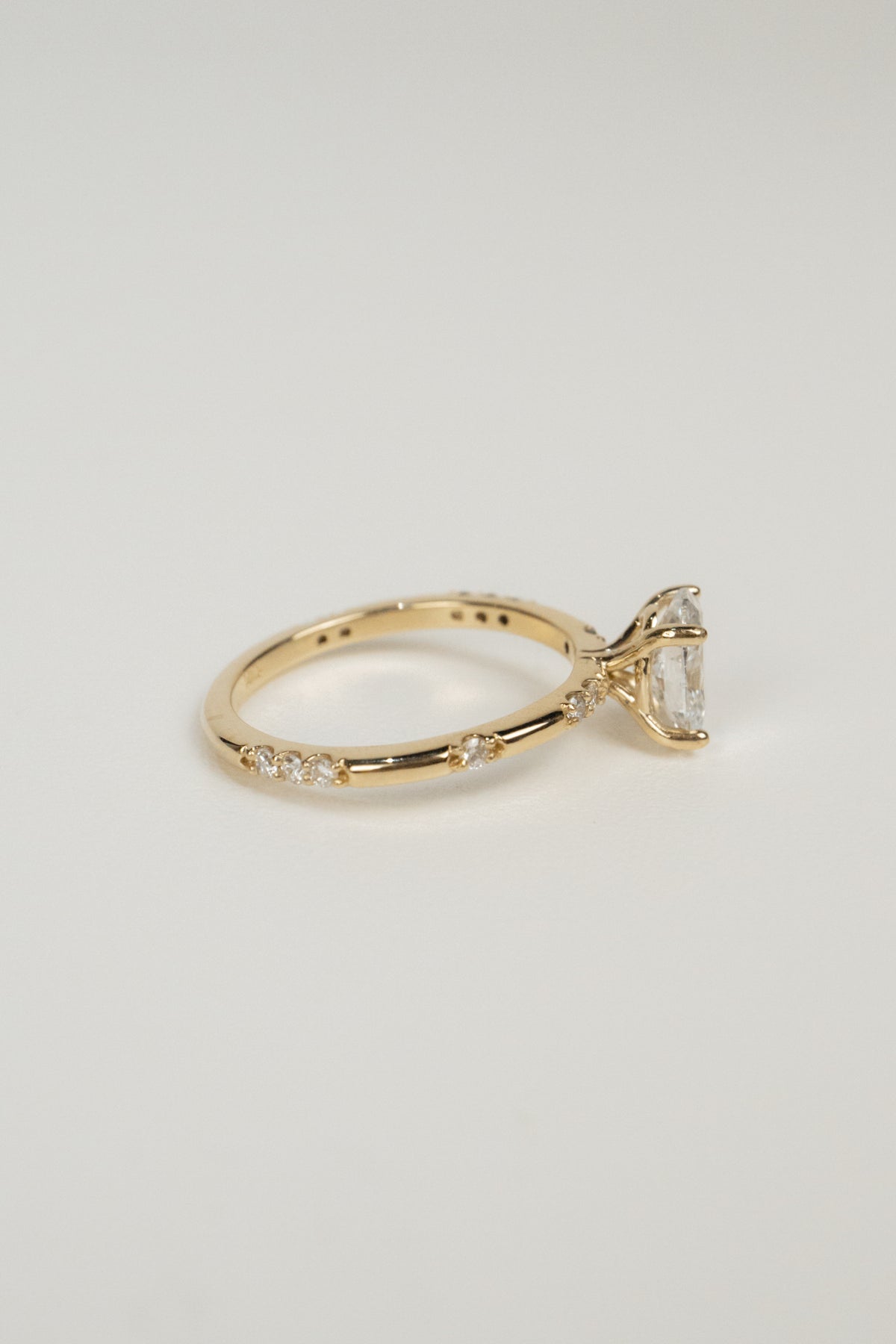 Bryn Oval Solitaire Engagement Ring