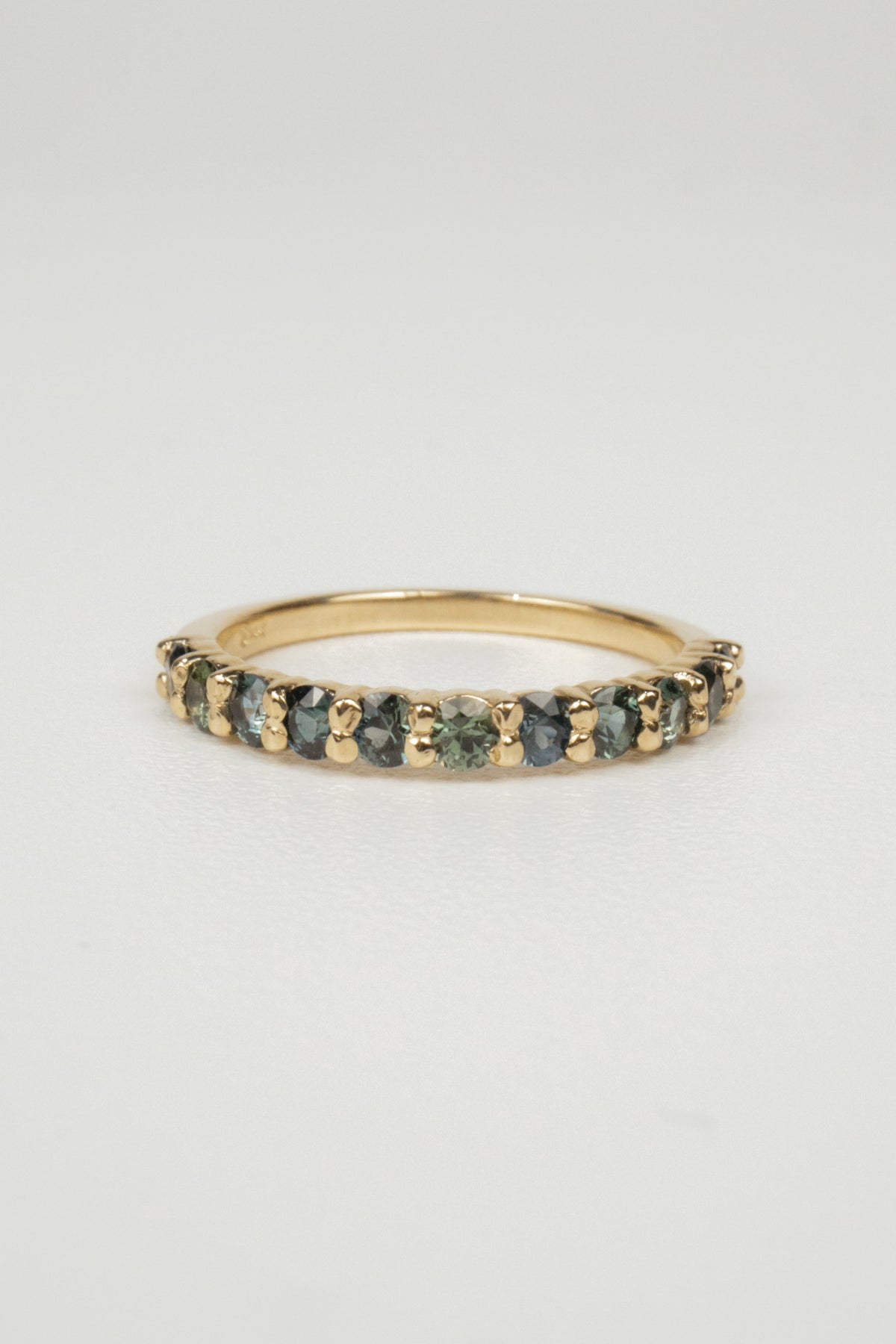 Margot Wedding Band- Natural Parti-Sapphires