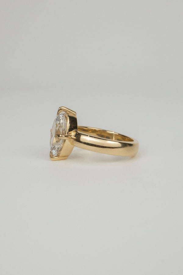 Rysen Engagement Ring- 2.7ct Moval