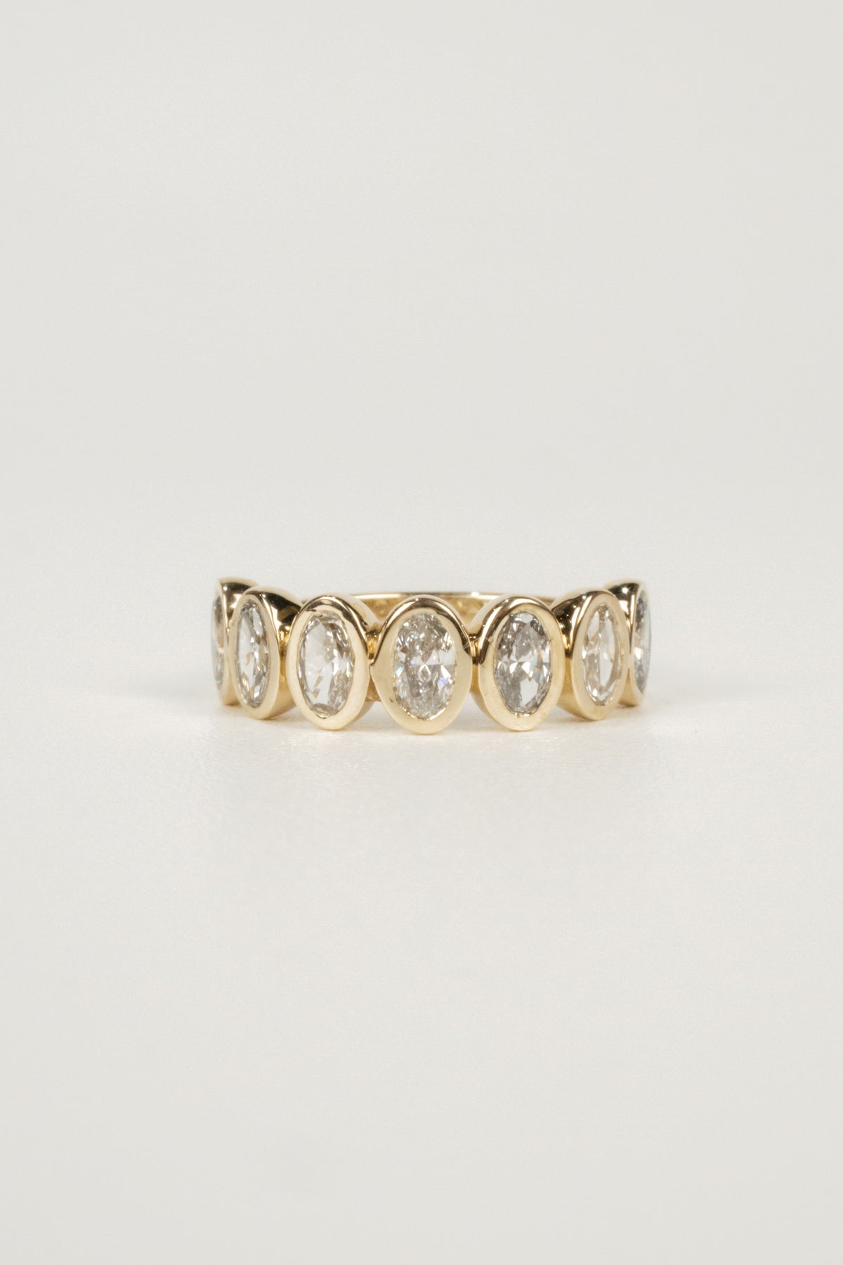 Lawrence Wedding Band- 1.3ctw Oval