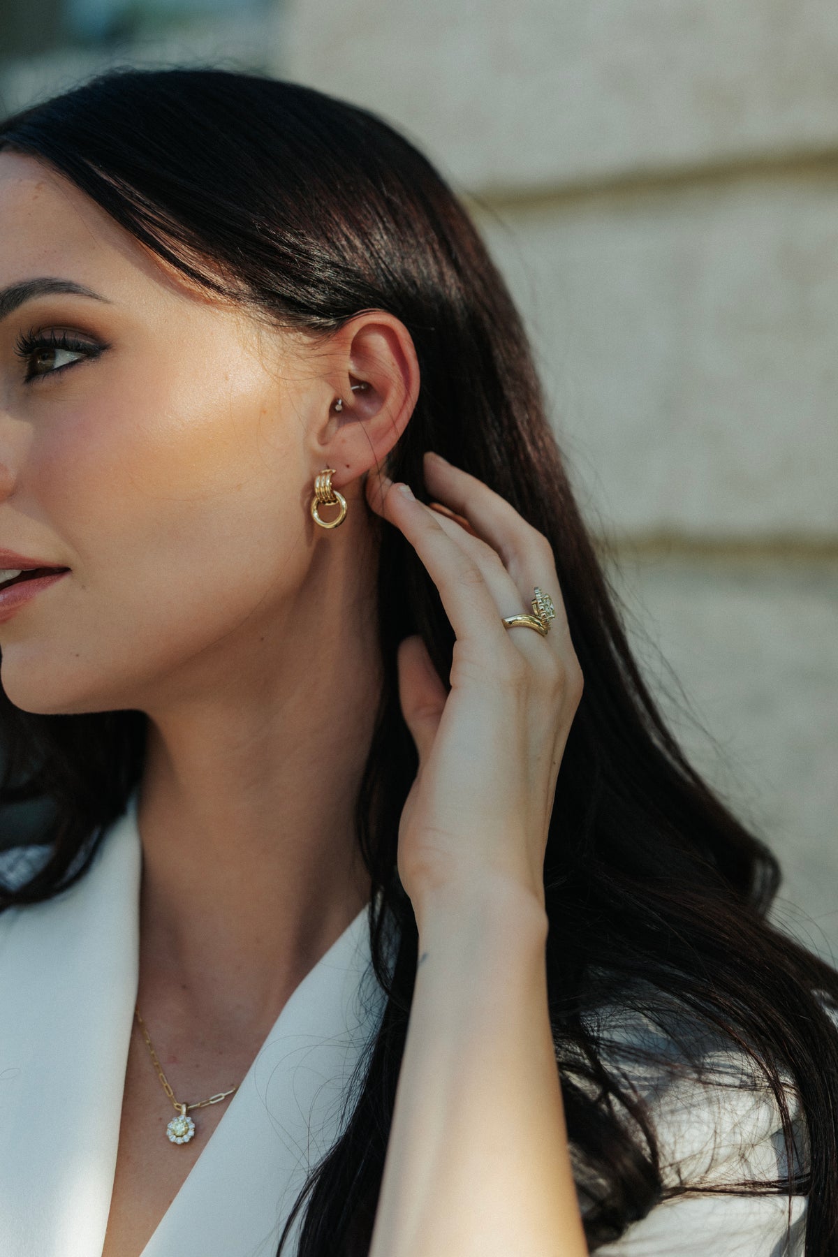 10K Lenny Stud Earrings