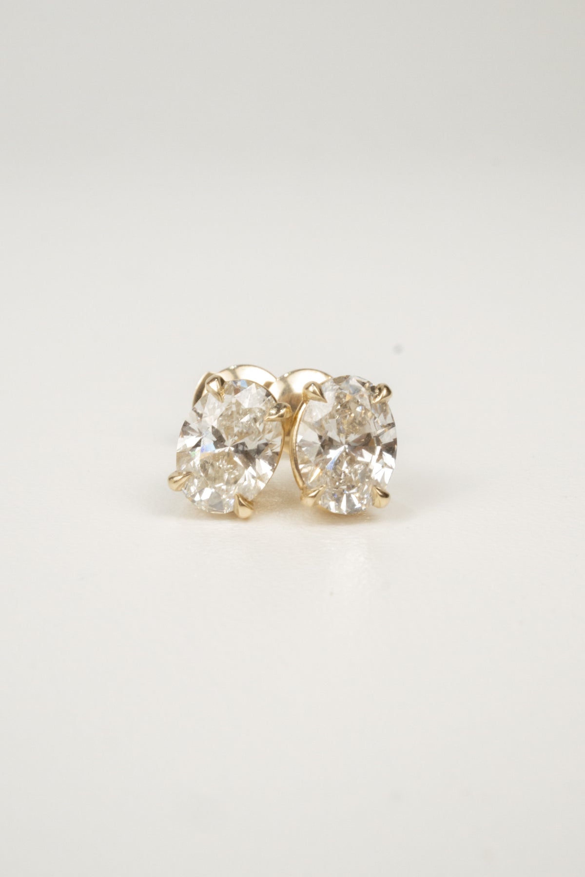 Greer Diamond Earrings- 2ctw Oval
