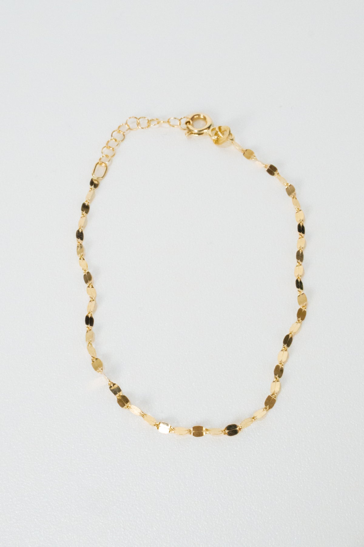 10K Sparkle-Chain Bracelet