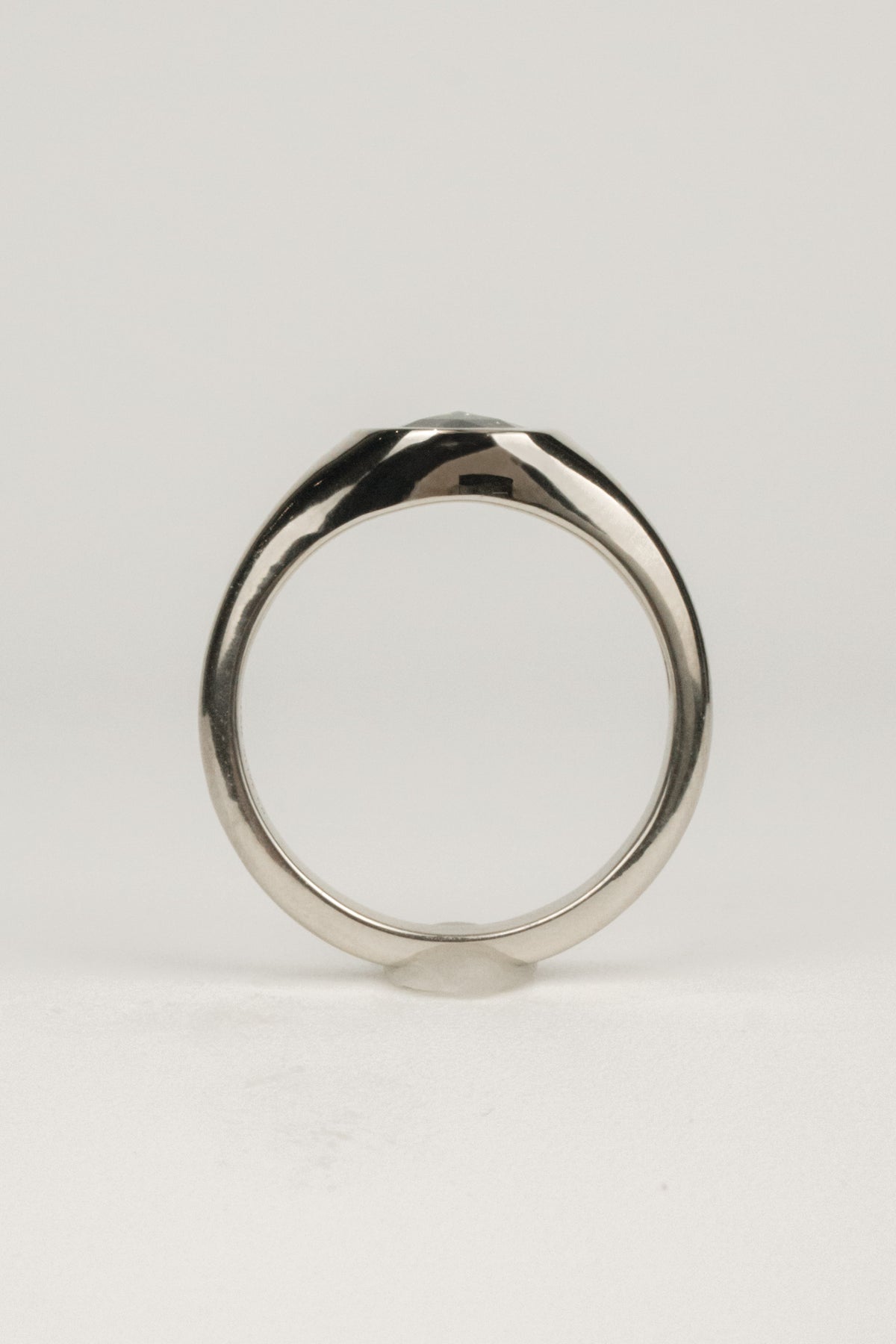 Wells Men's Signet Ring- 0.6ct Parti Sapphire