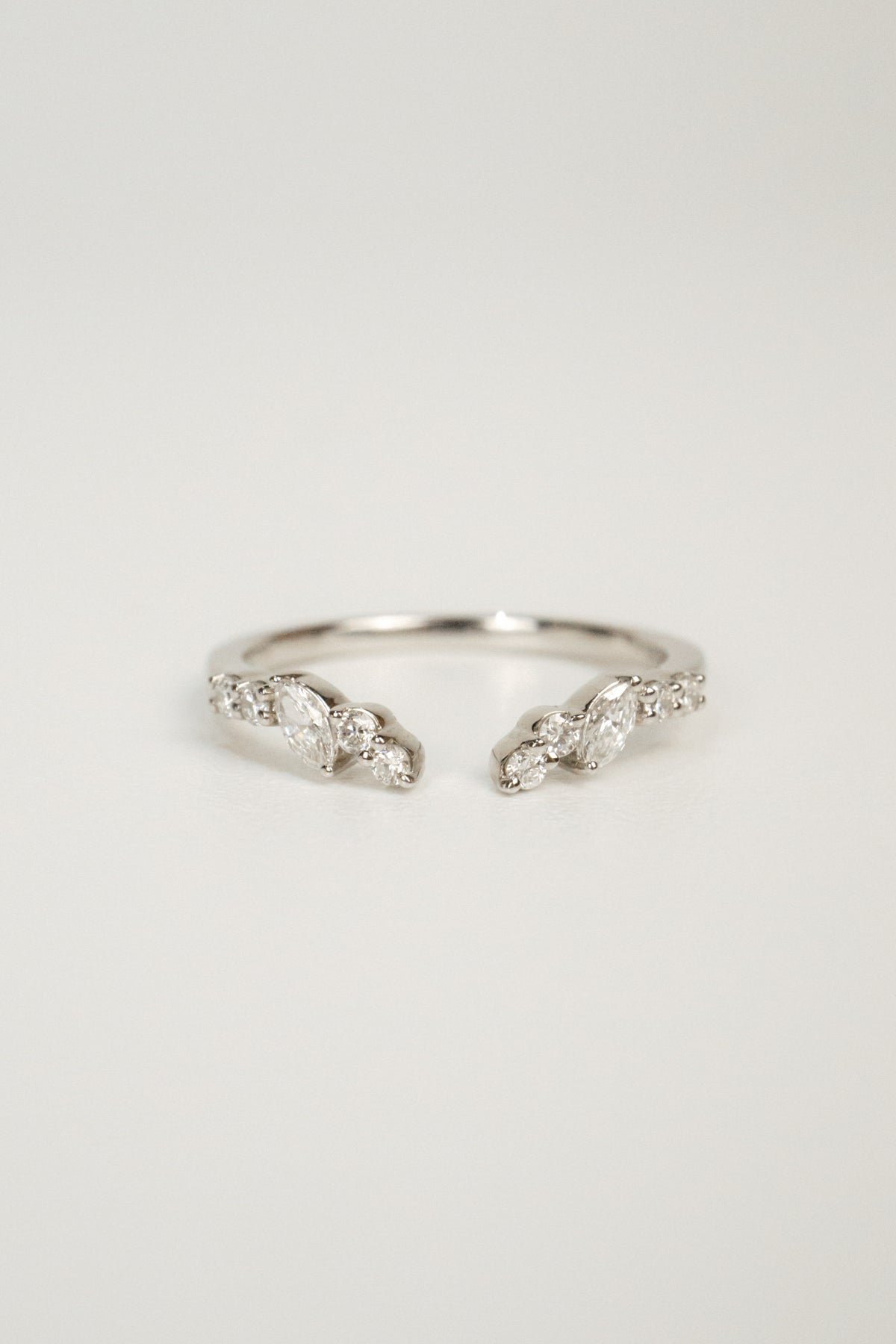 Primrose Wedding Band- White Gold